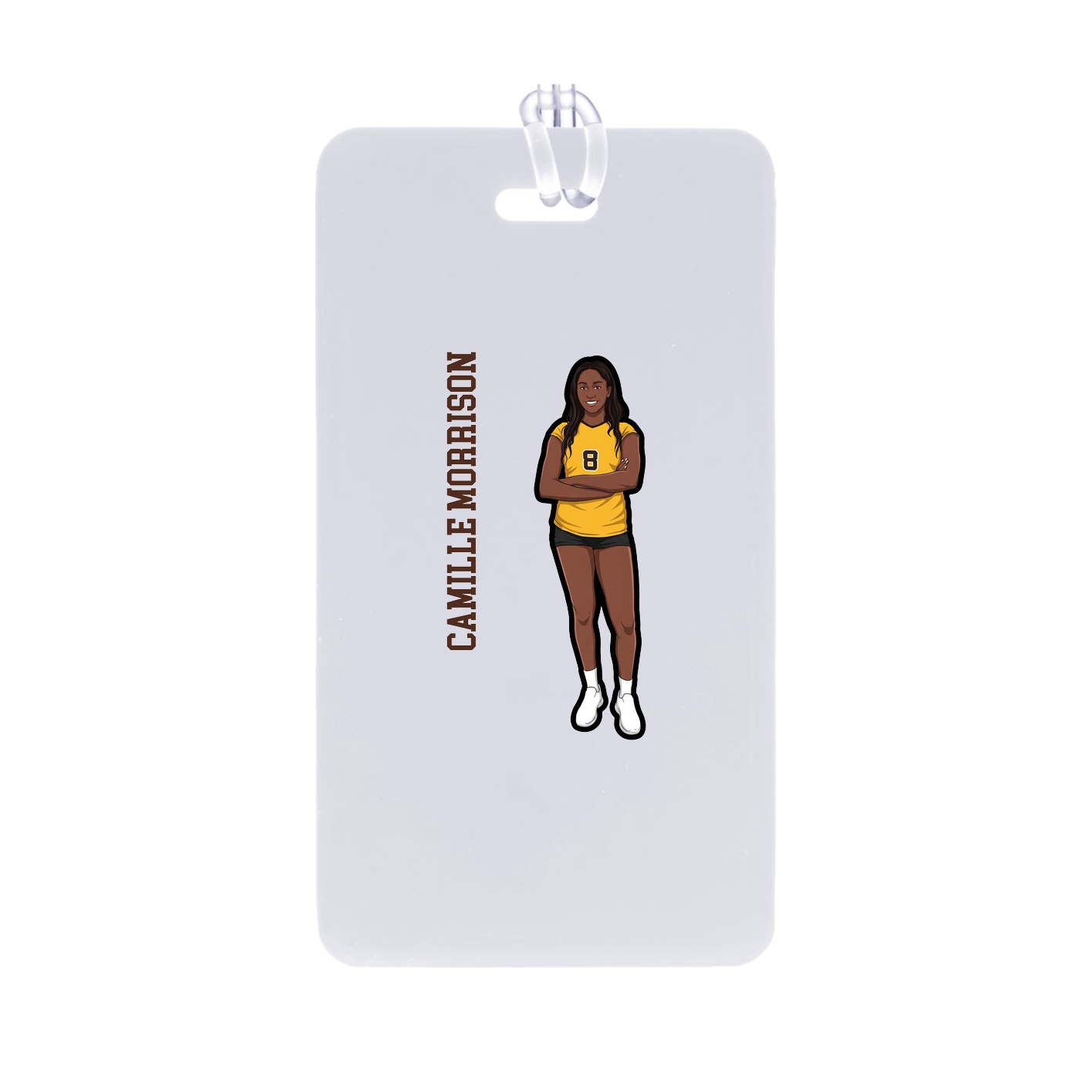 Bag Tag — Name Vertical in Classic
