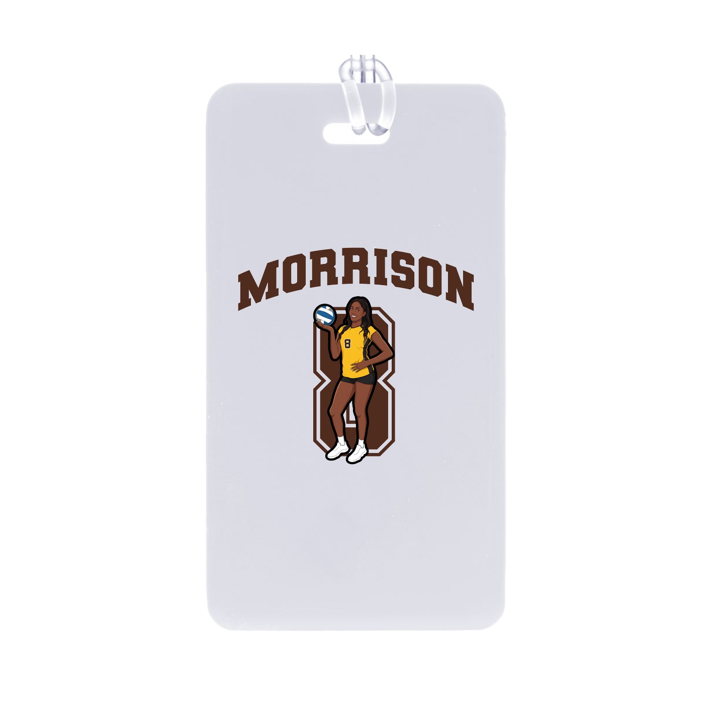 Bag Tag — Number in Classic