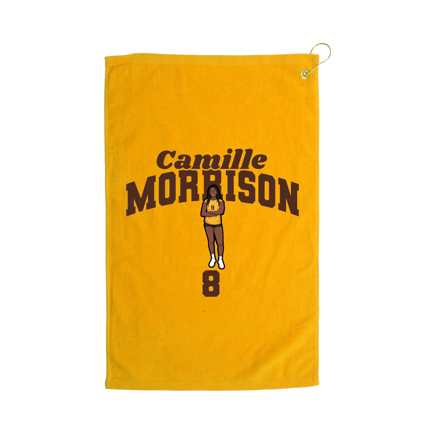 Golf Towel — Signature Arch in Gold