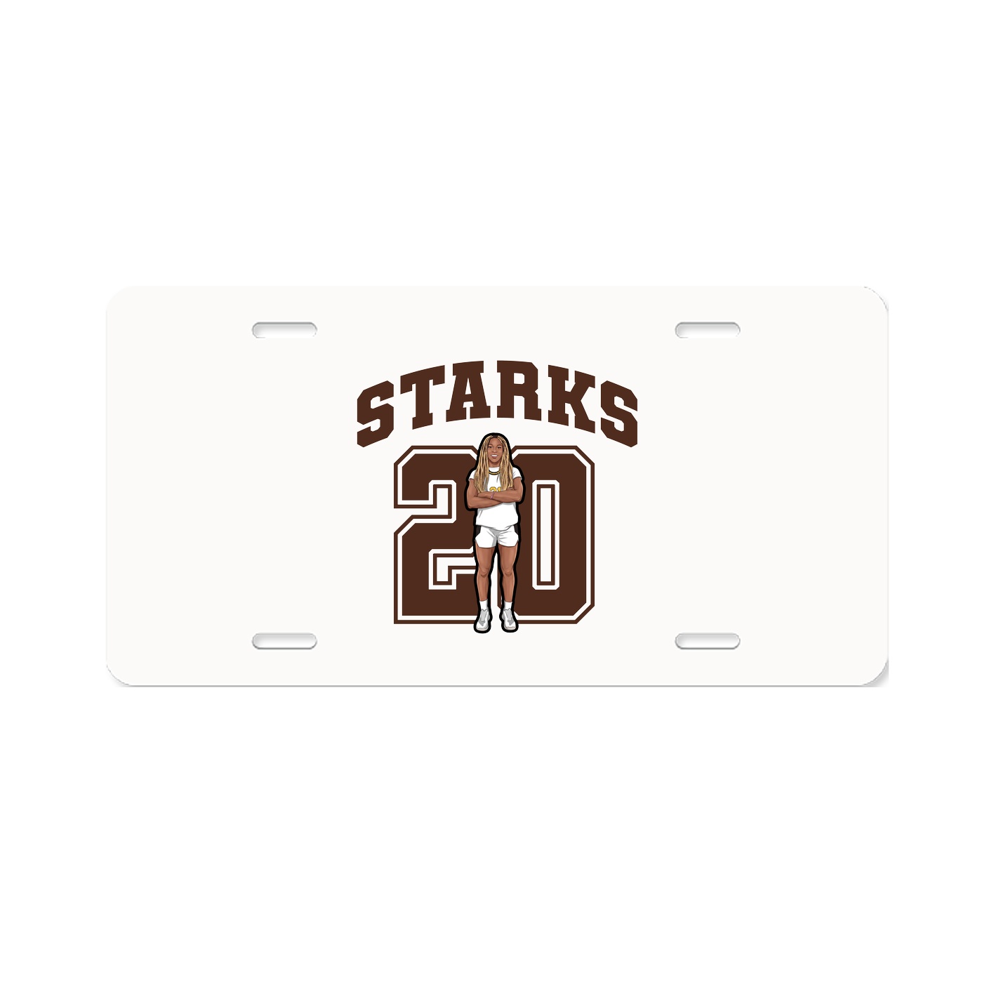 License Plate — Number in Classic