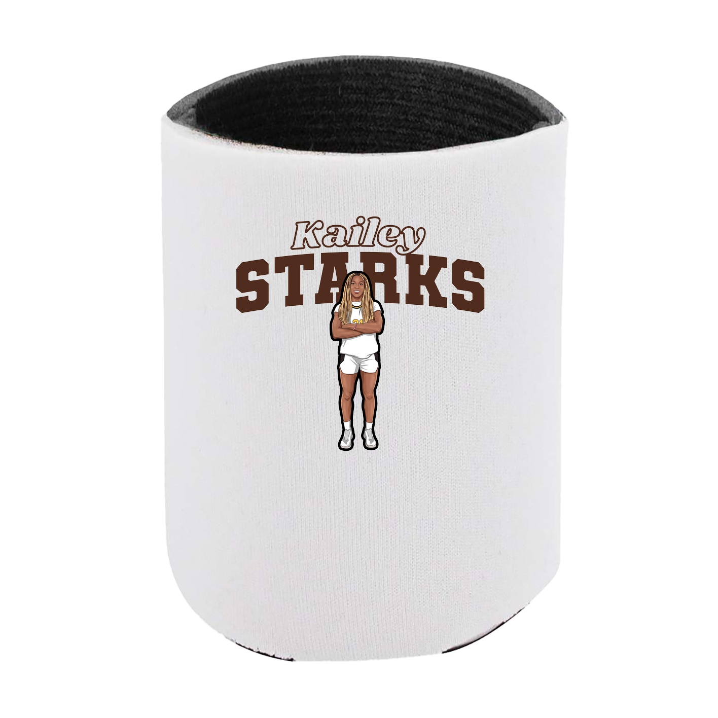 Can Holder — Name Arch in White