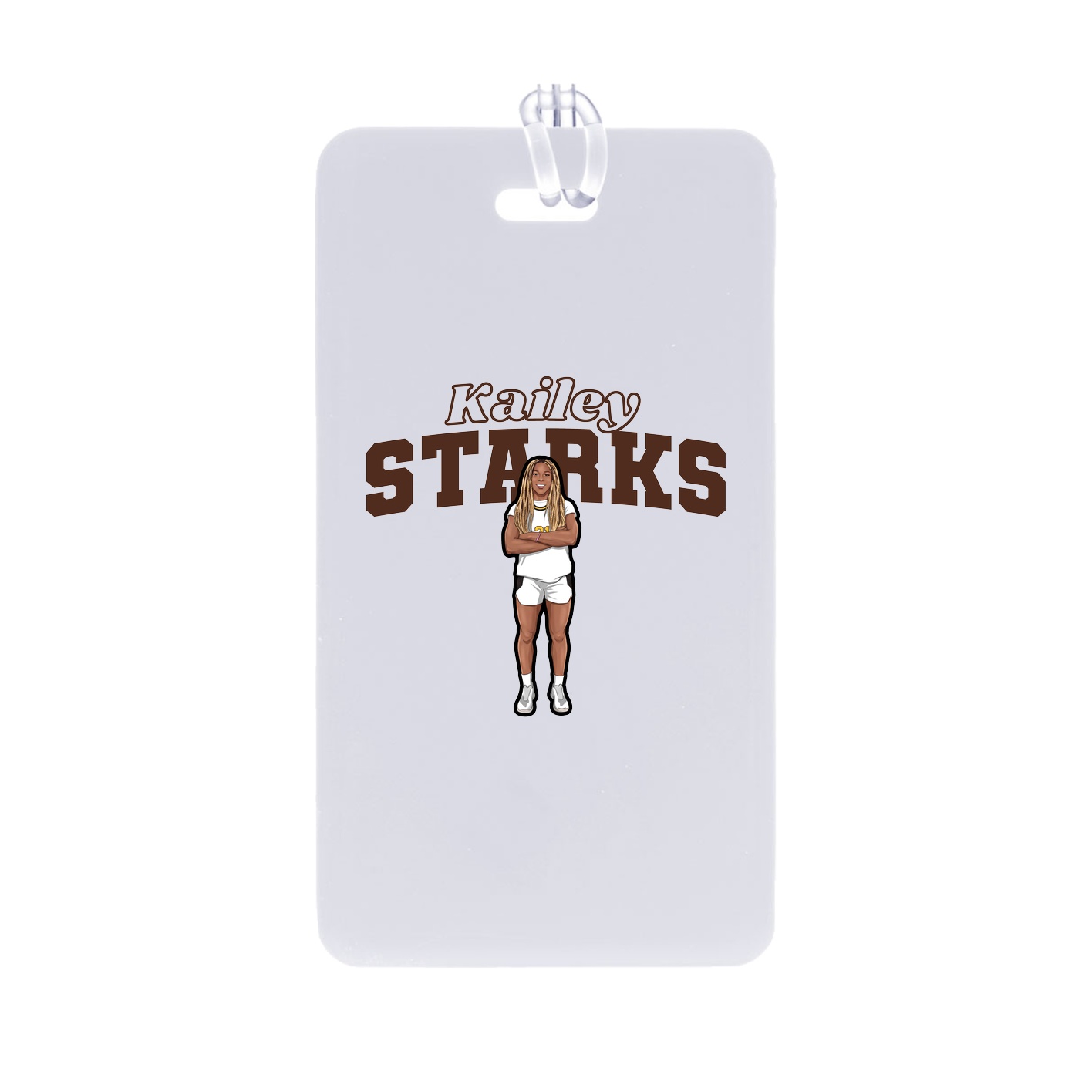 Bag Tag — Name Arch in Classic