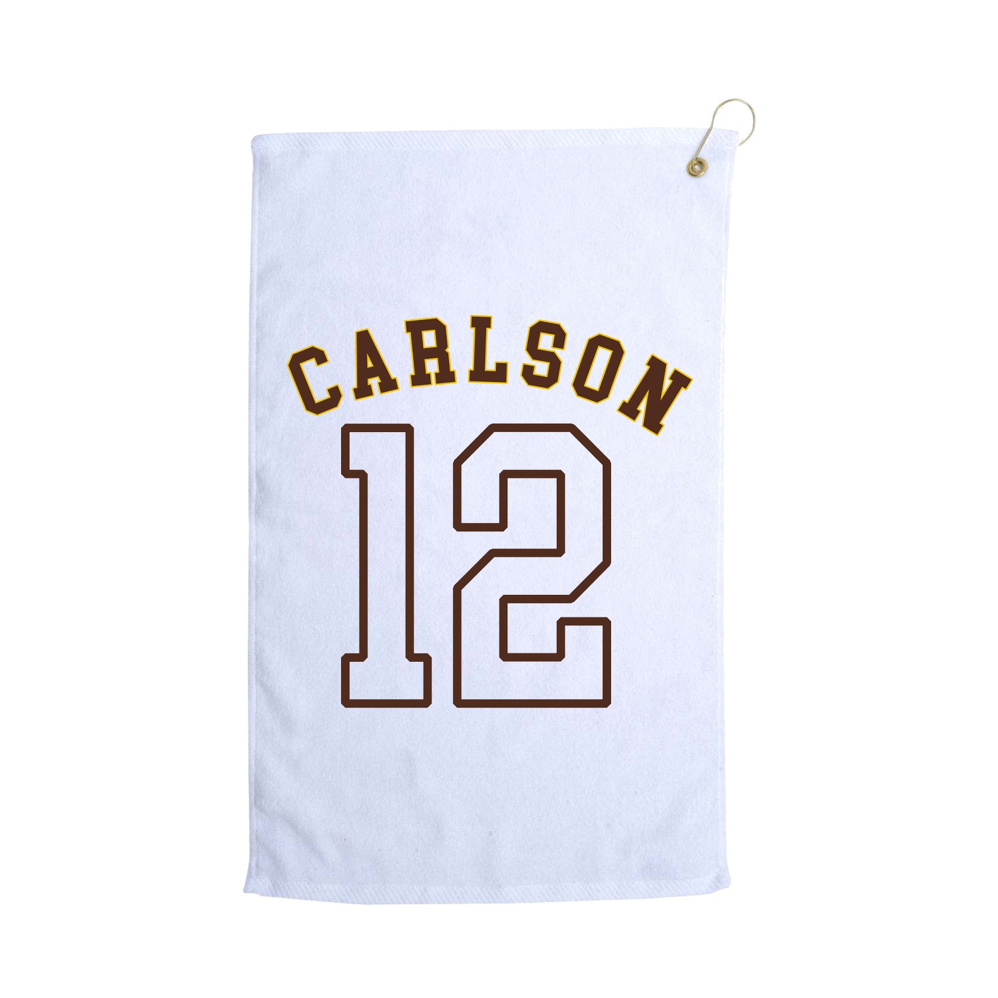 Golf Towel — Shirsey Arch in White