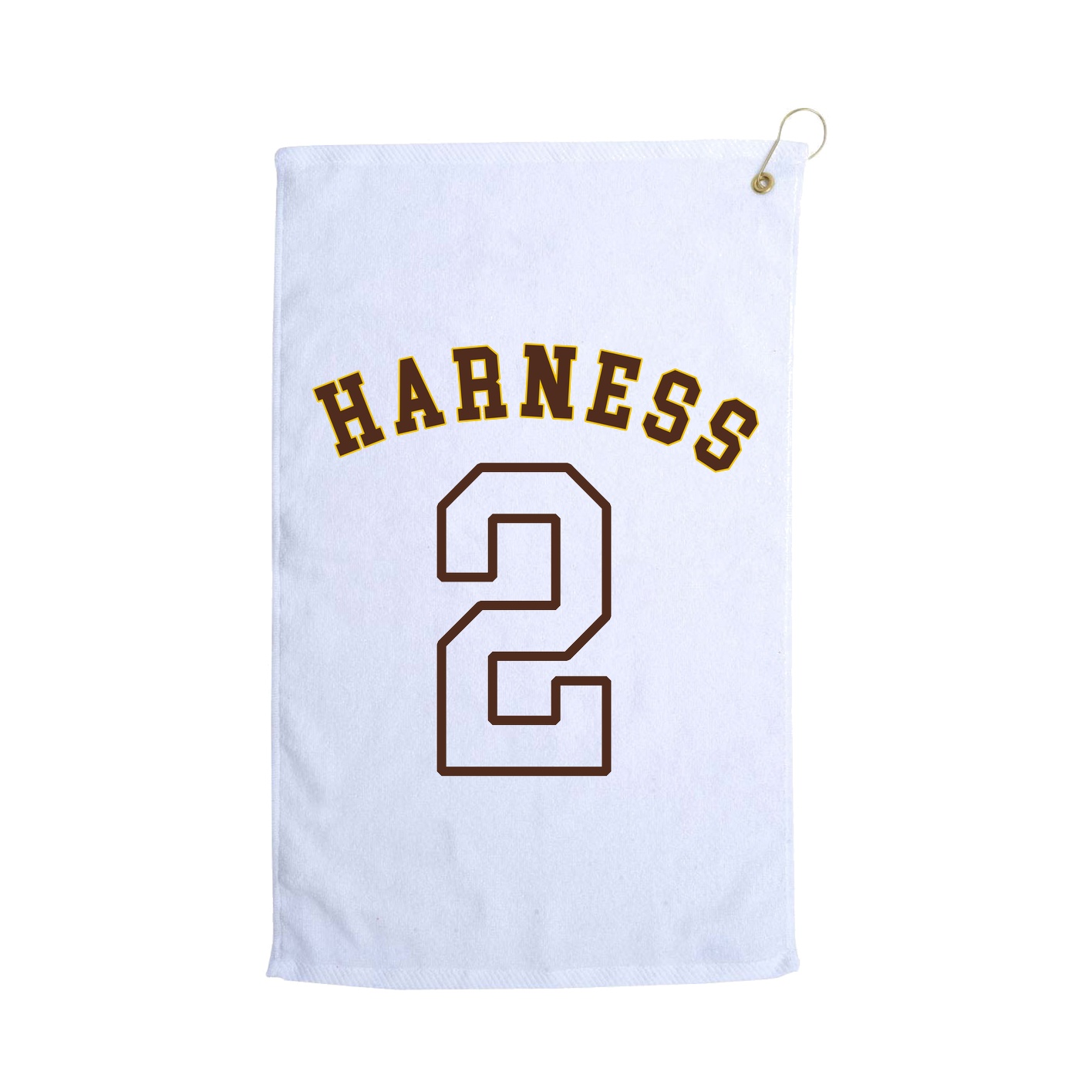 Golf Towel — Shirsey Arch in White