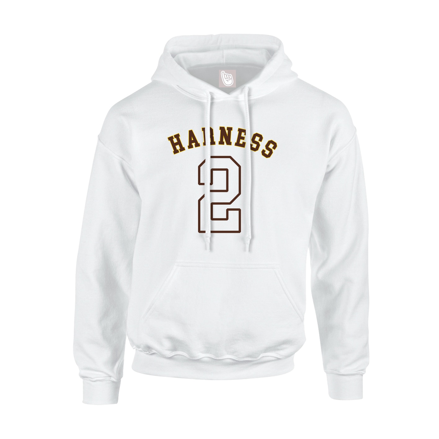 Hoodie — Shirsey Arch in White