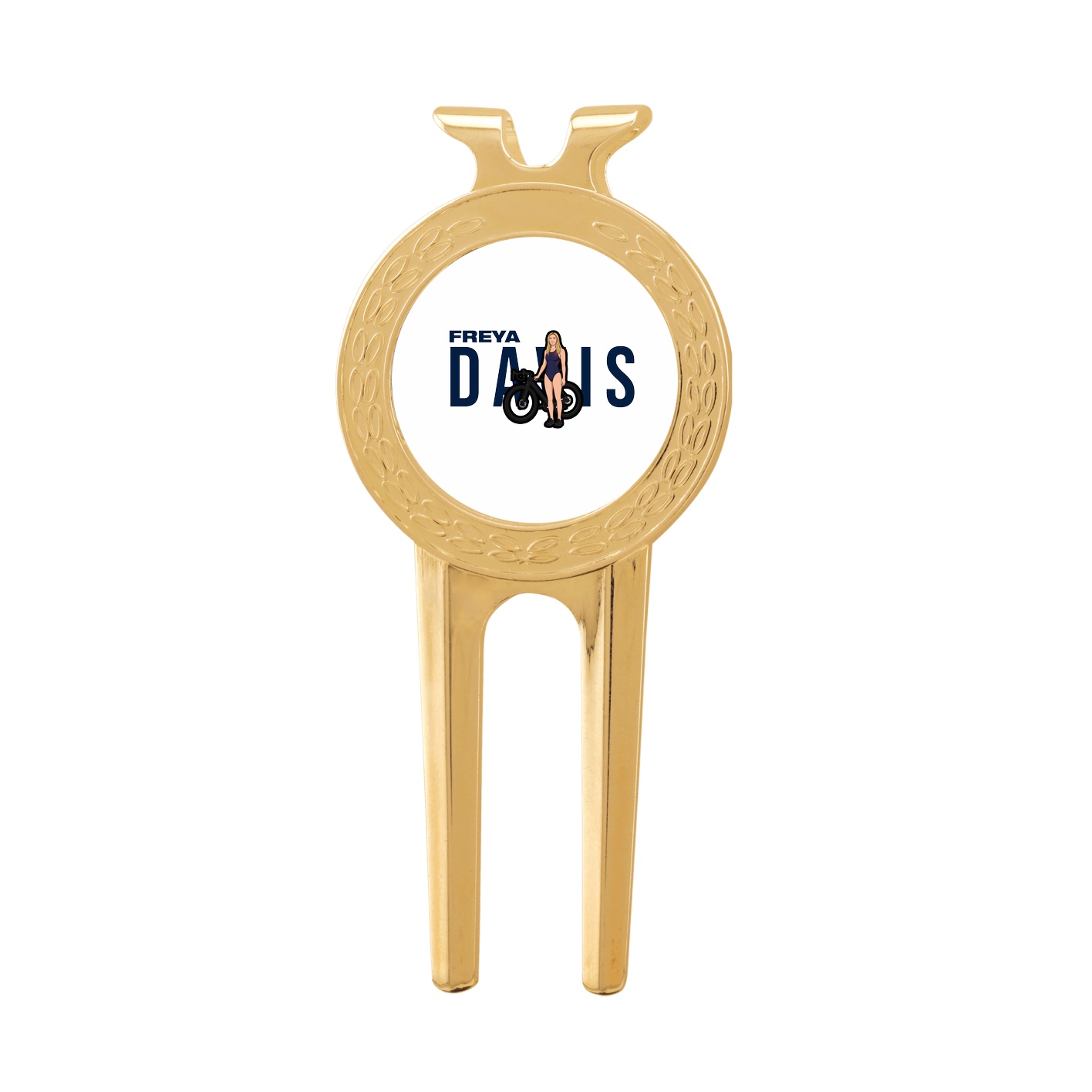 Divot Tool with Ball Marker — Player Name in Classic
