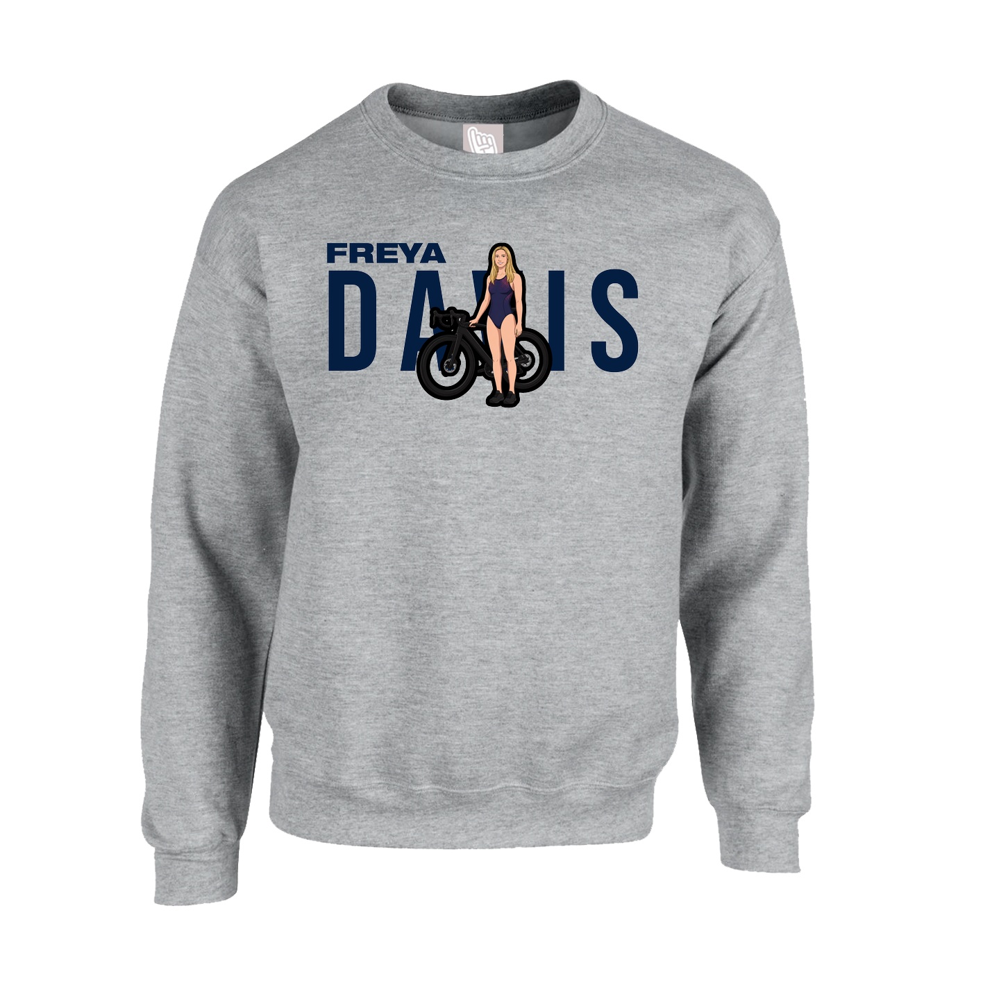 Fleece Crew — Player Name in Grey