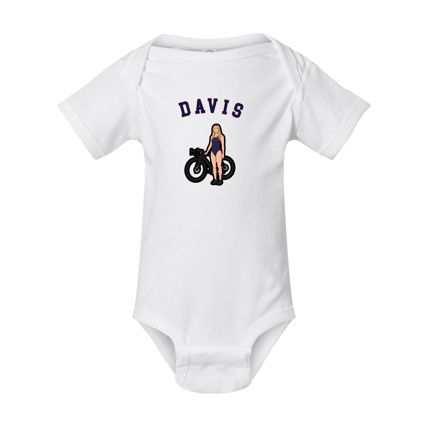 Baby Onesie — Shirsey Arch in White