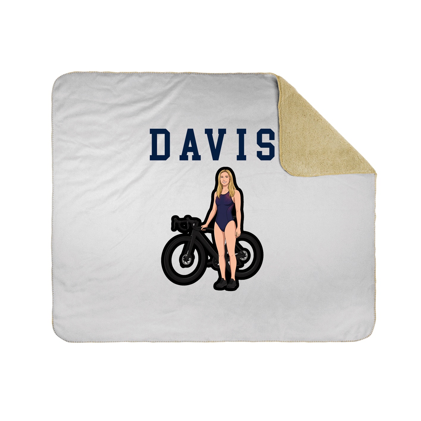 Throw Blanket — Shirsey in White