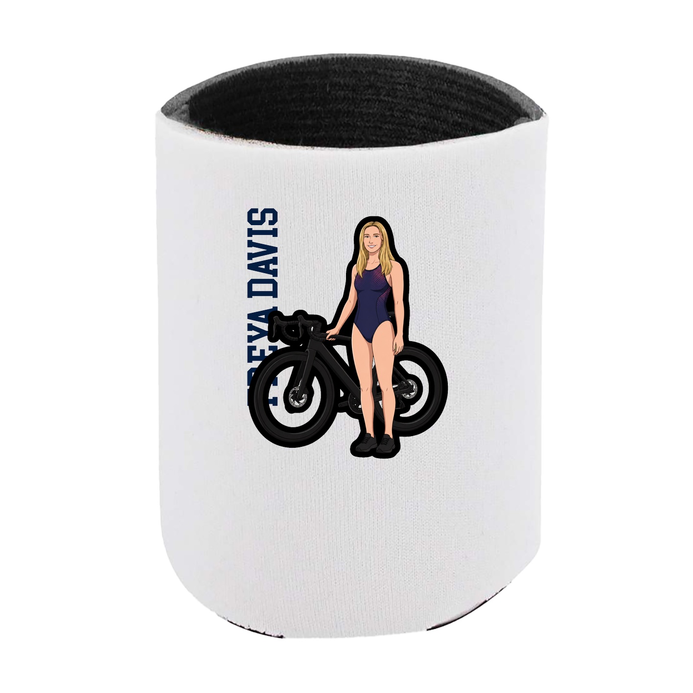 Can Holder — Name Vertical in White
