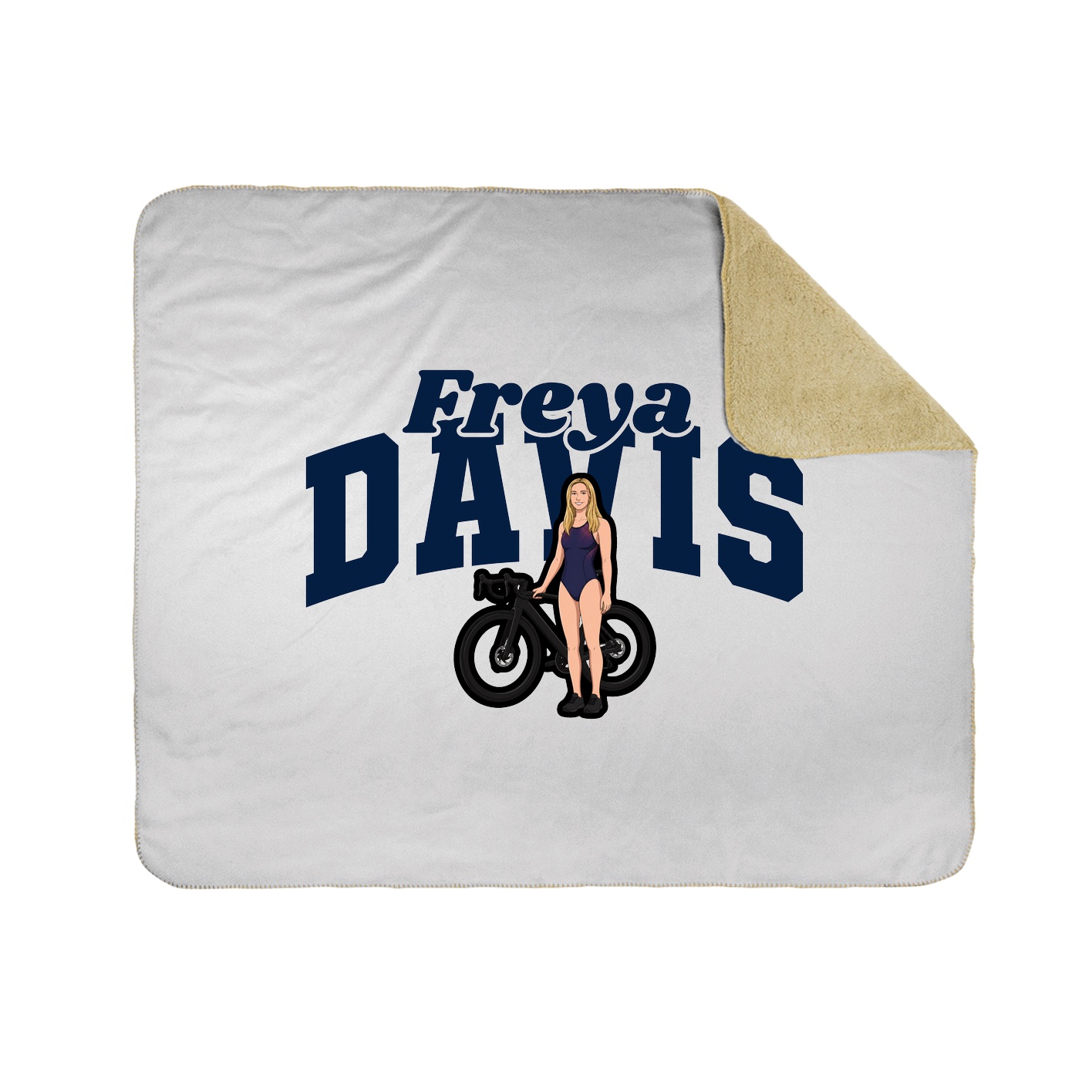 Throw Blanket — Signature Arch in White