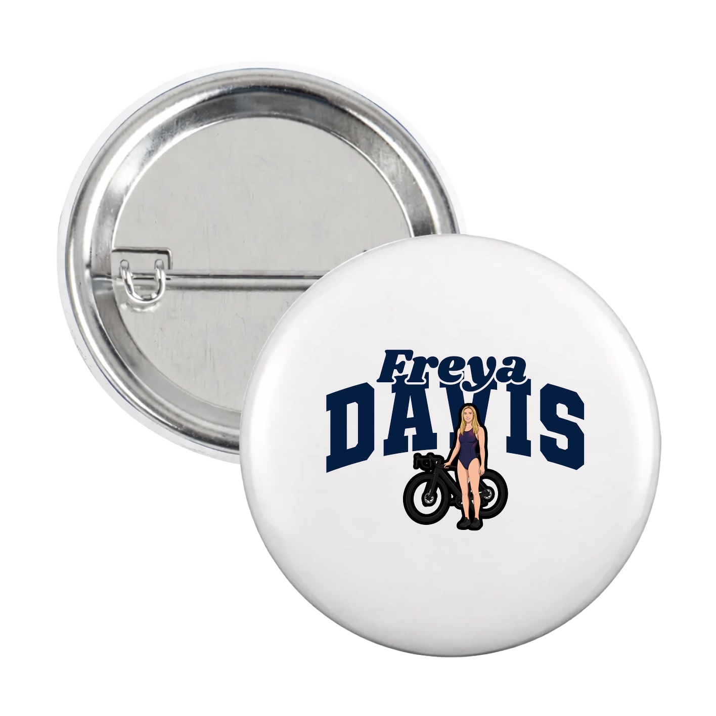 Game Day Button — Signature Arch in White