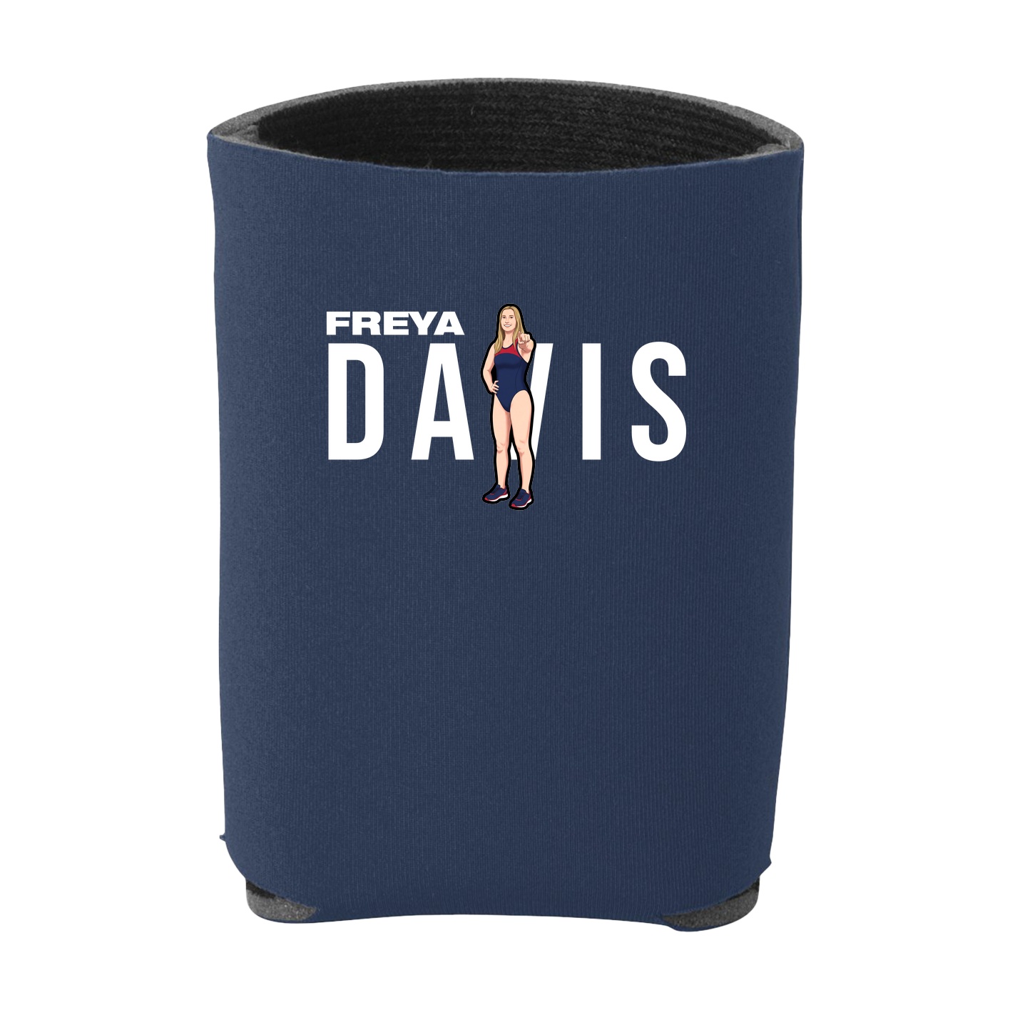Can Holder — Player Name in Navy