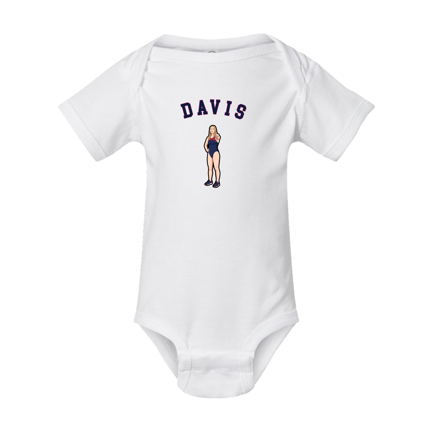 Baby Onesie — Shirsey Arch in White