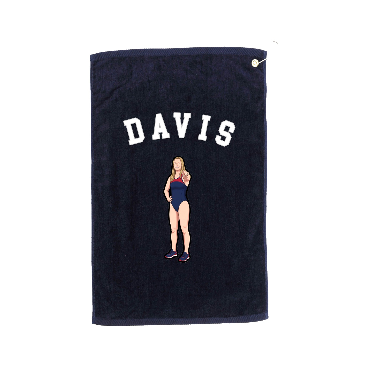 Golf Towel — Shirsey Arch in Navy