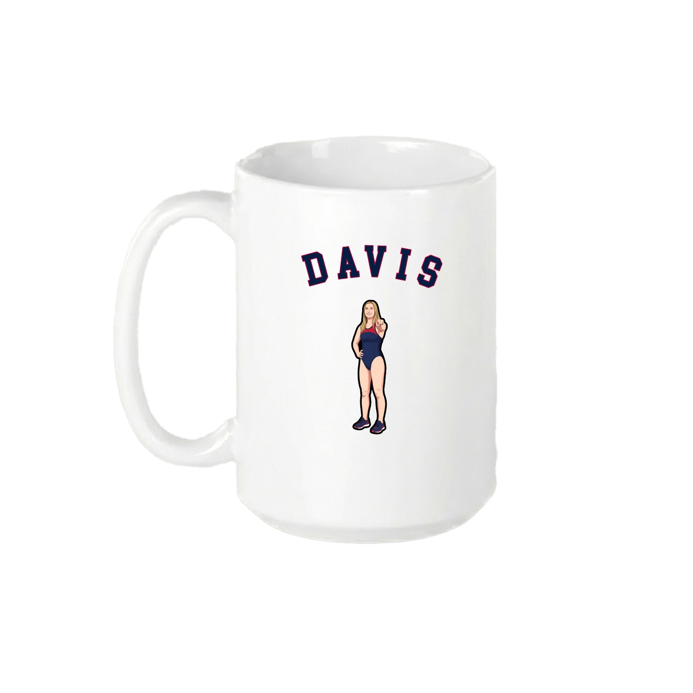 15oz Coffee Mug — Shirsey Arch in White