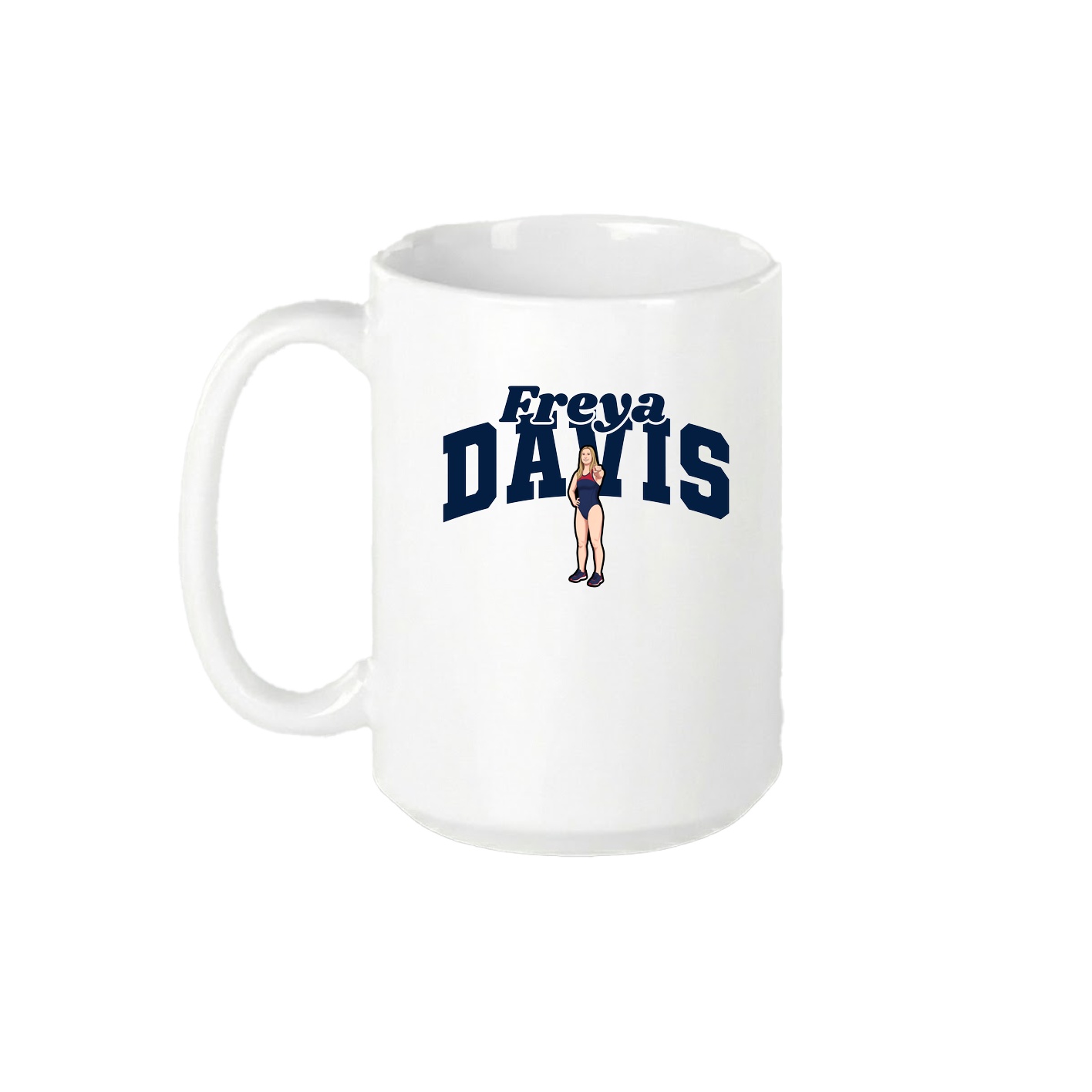 15oz Coffee Mug — Signature Arch in White