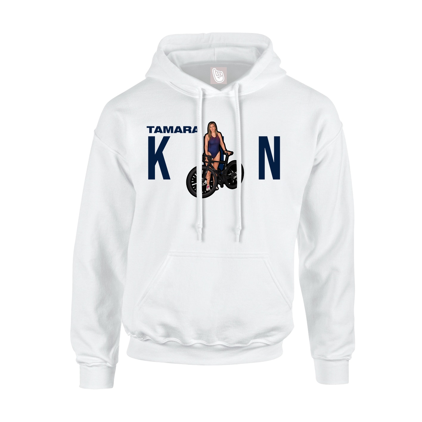 Youth Hoodie — Player Name in White