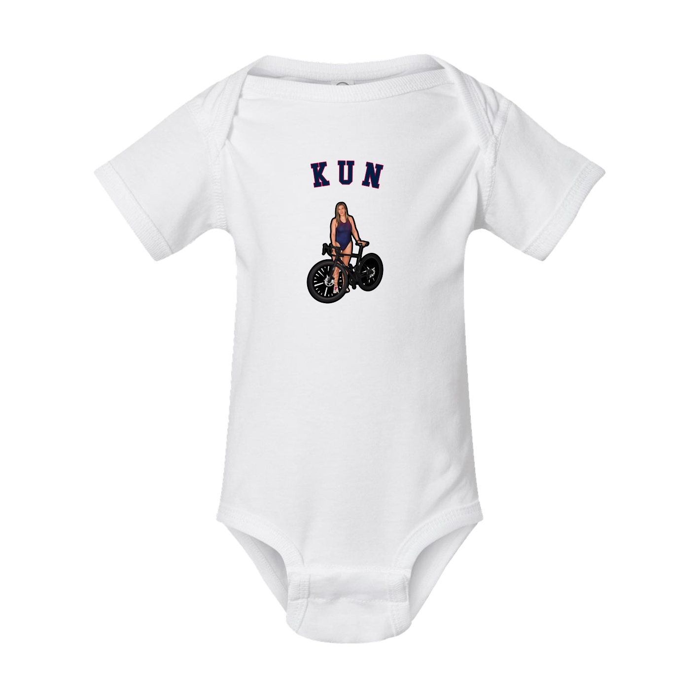 Baby Onesie — Shirsey Arch in White