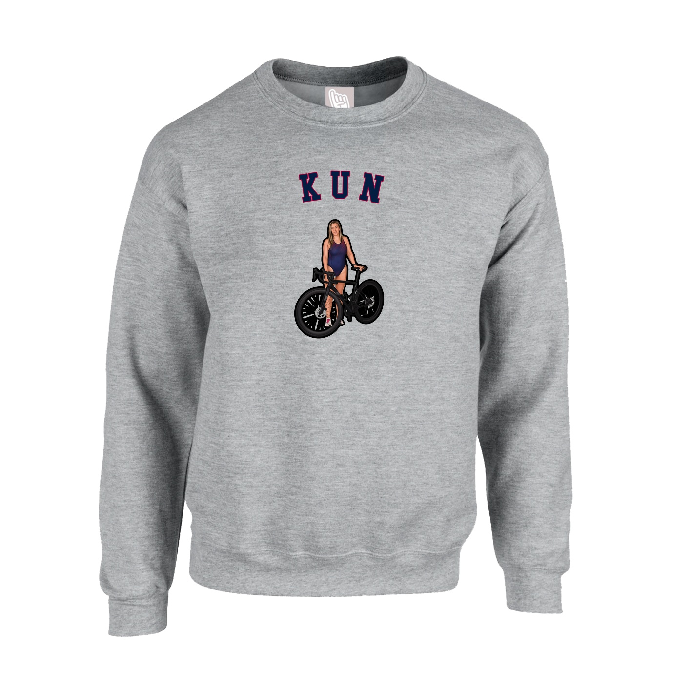 Fleece Crew — Shirsey Arch in Grey