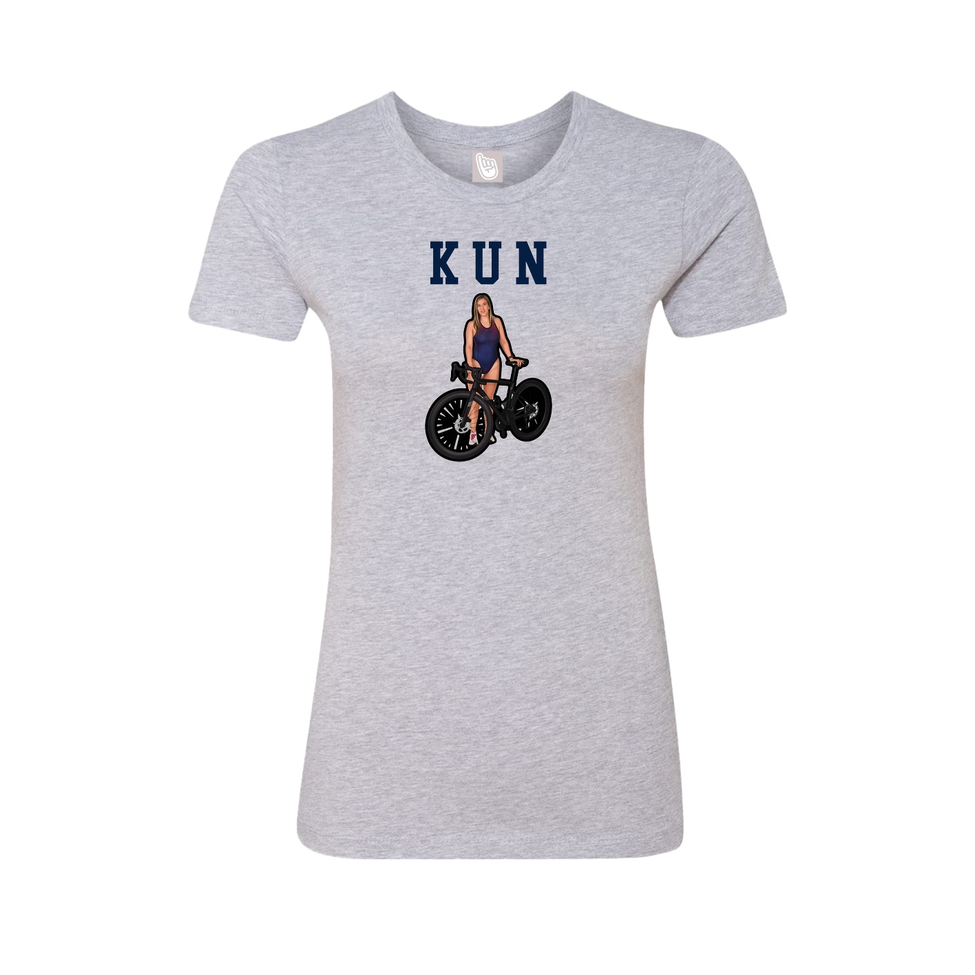 Fitted Women's Tee — Shirsey in Grey