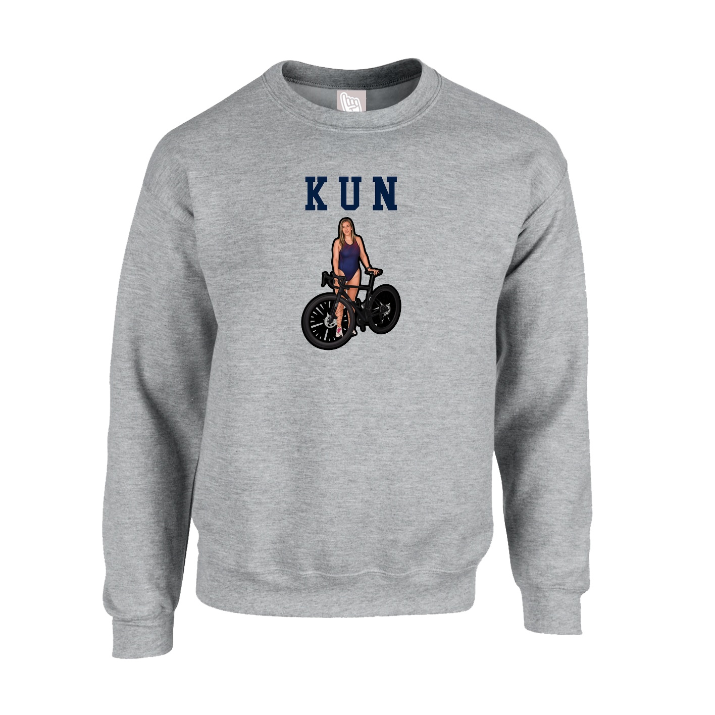Fleece Crew — Shirsey in Grey