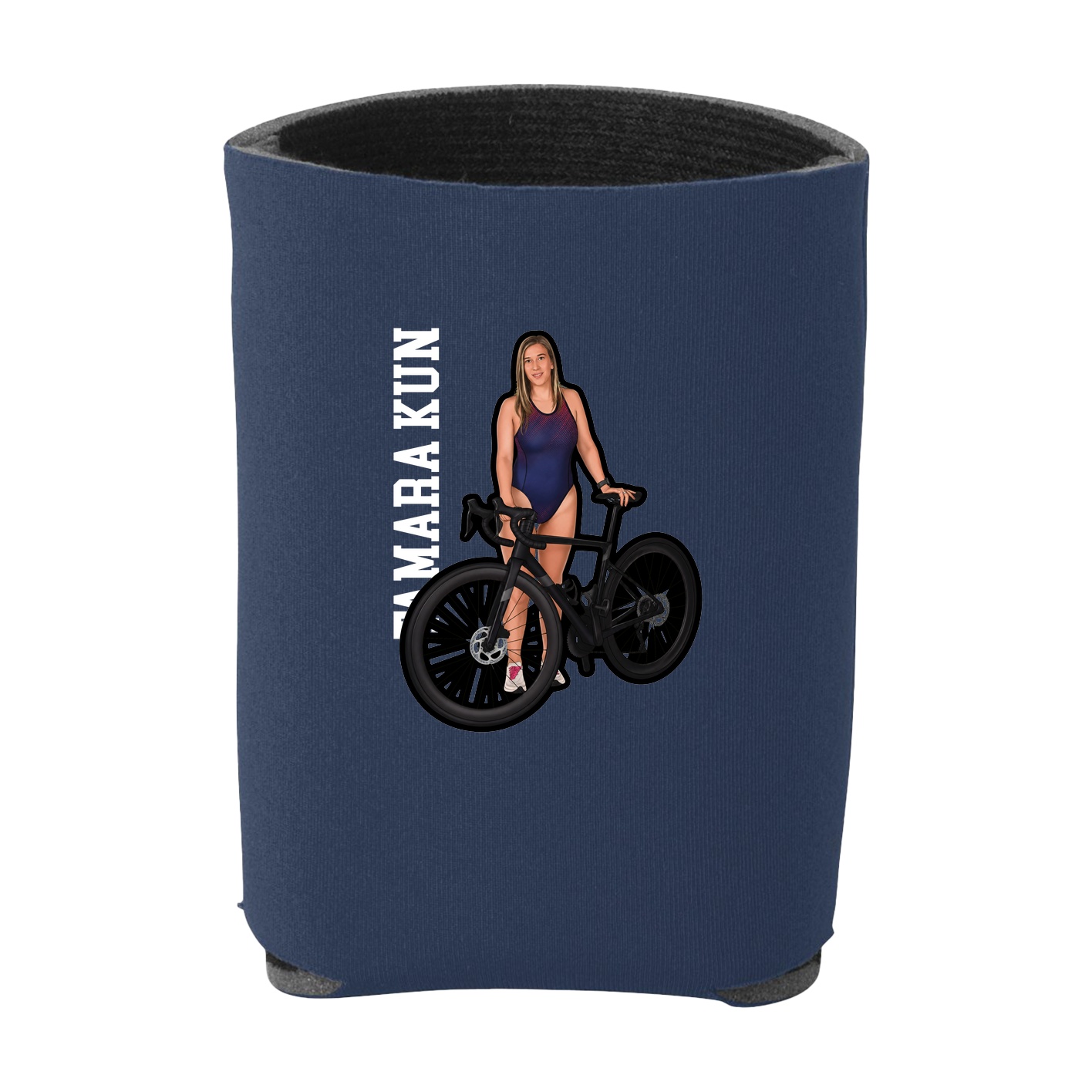 Can Holder — Name Vertical in Navy