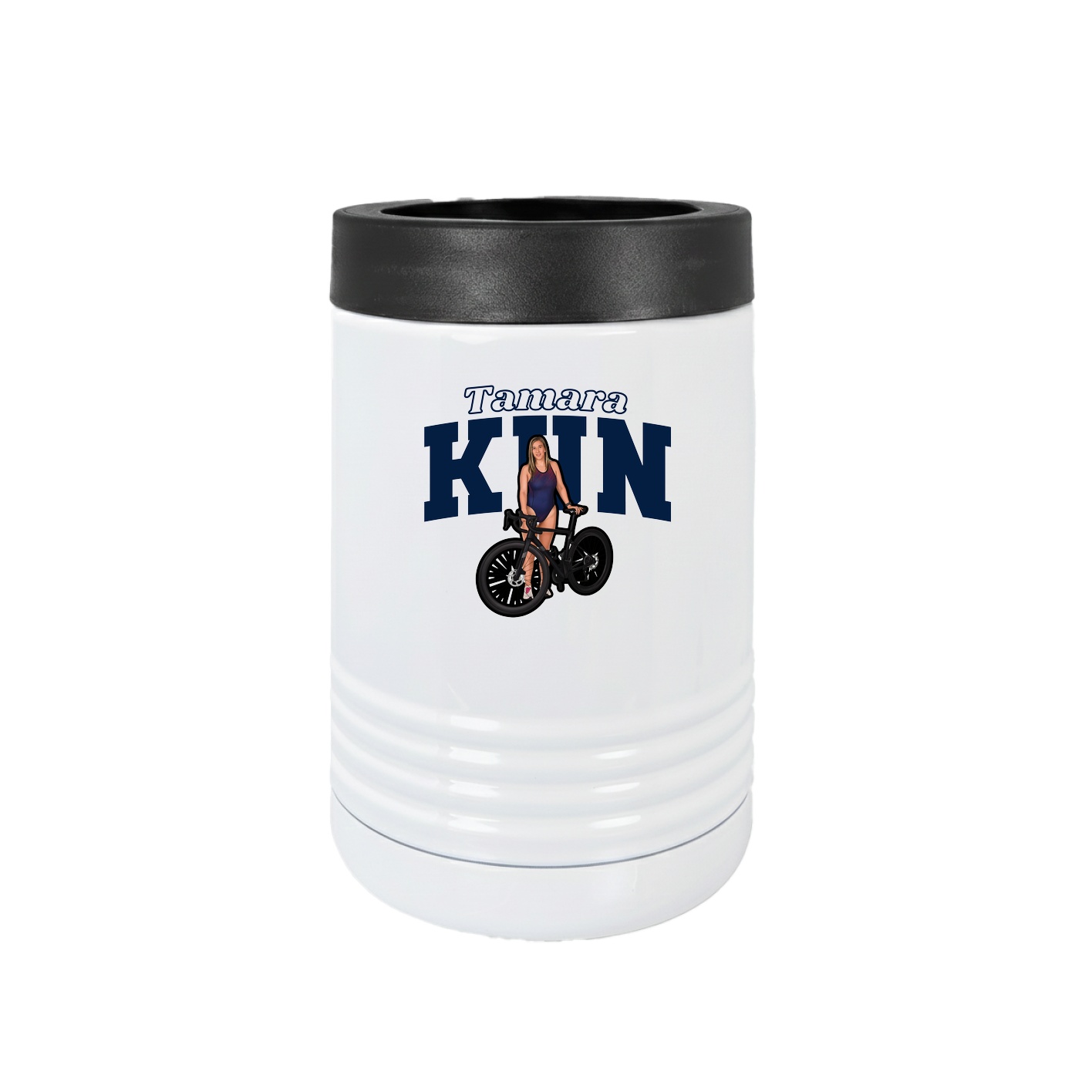 Beverage Holder — Name Arch in White