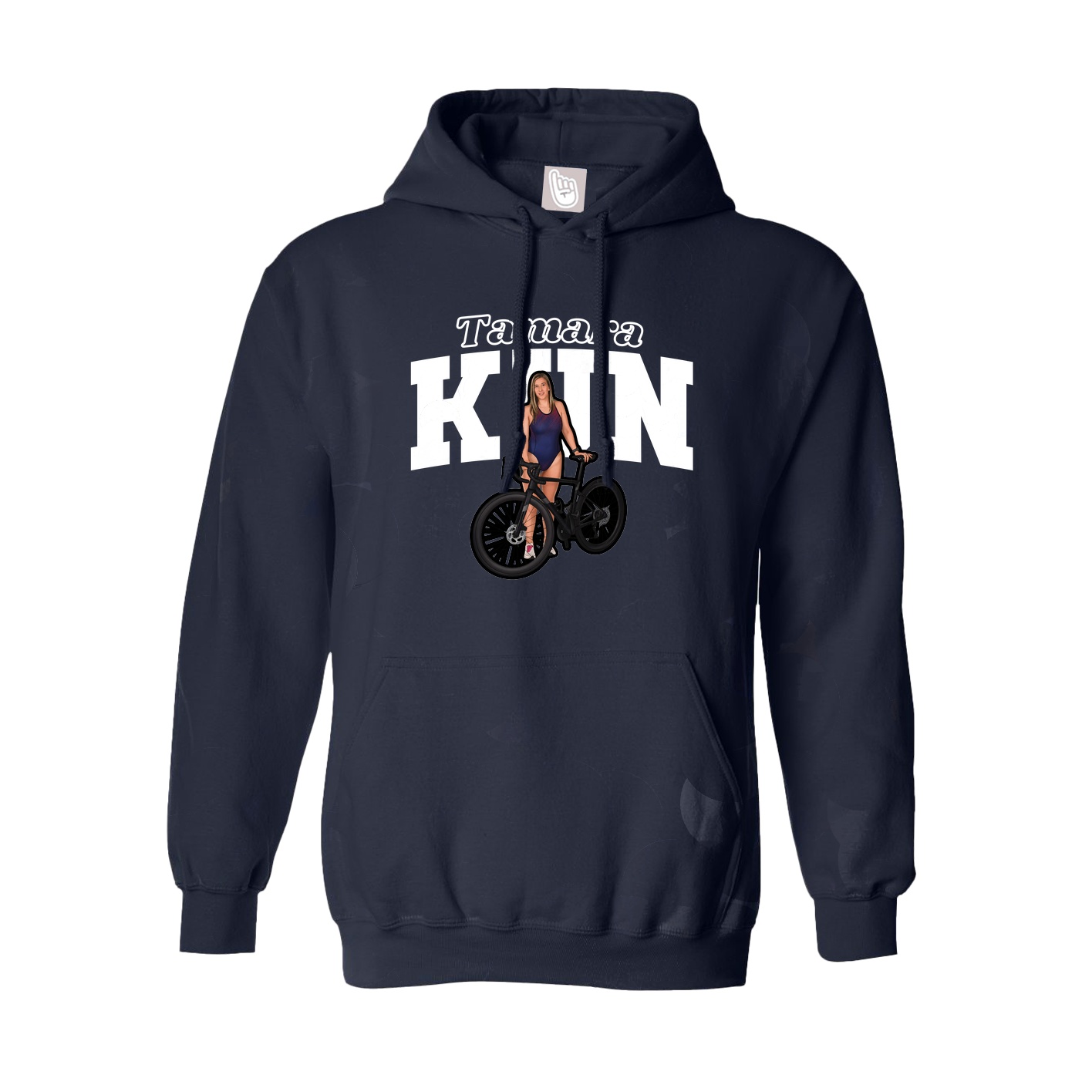 Hoodie — Name Arch in Navy