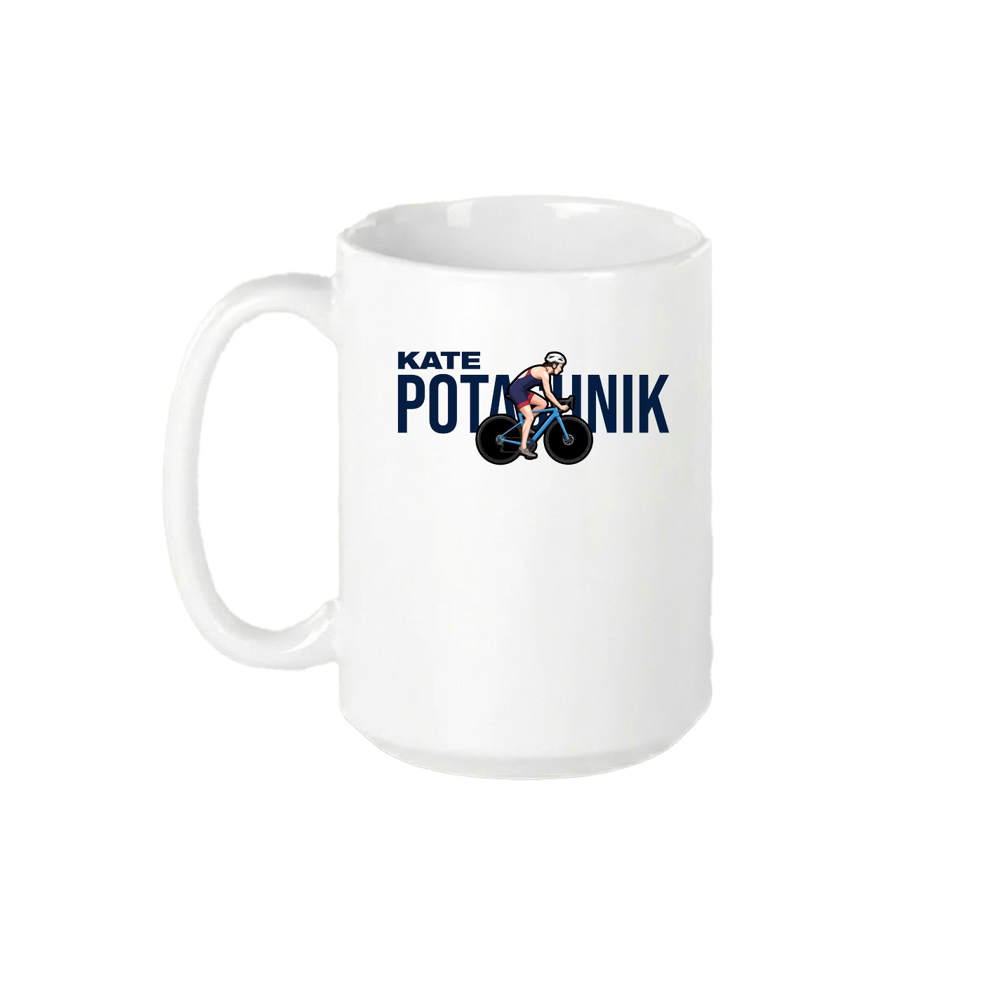 15oz Coffee Mug — Player Name in White