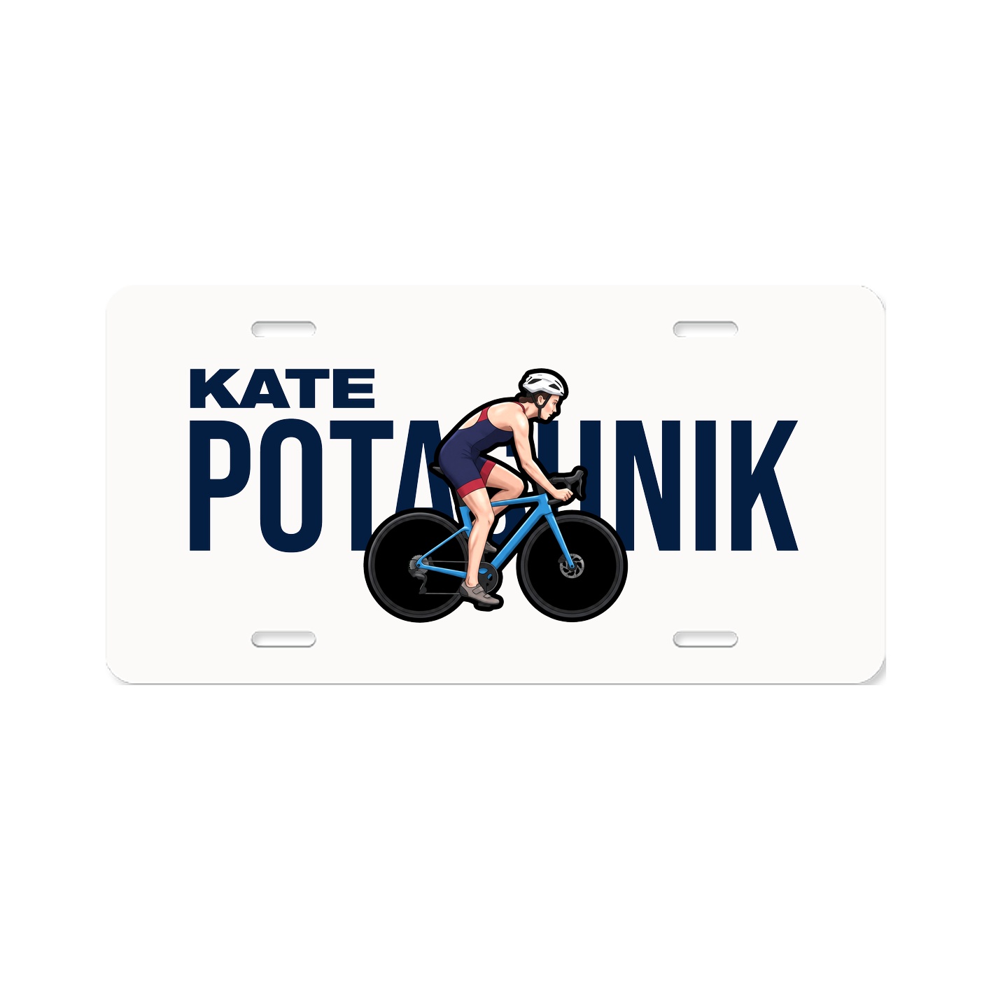 License Plate — Player Name in Classic