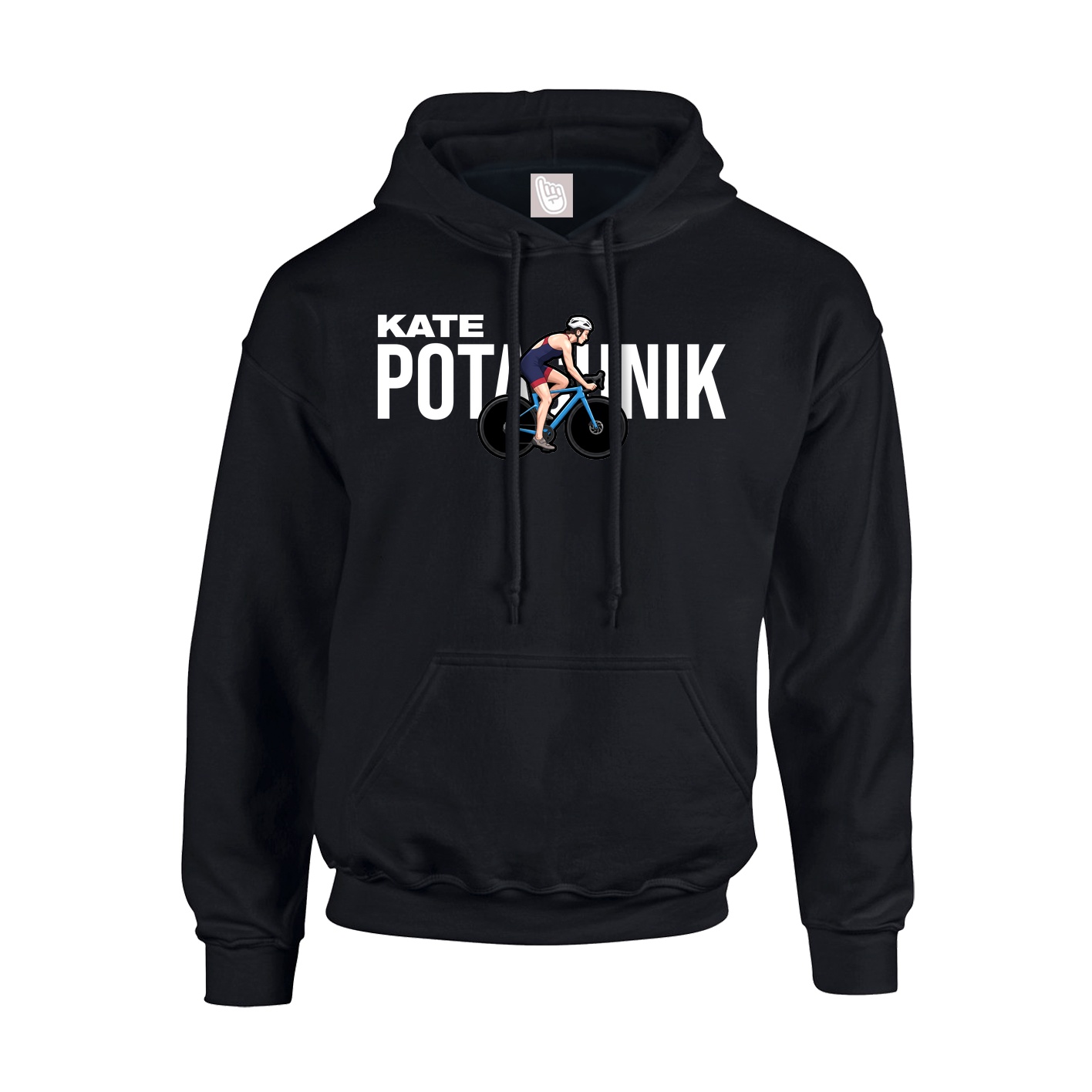 Youth Hoodie — Player Name in Black