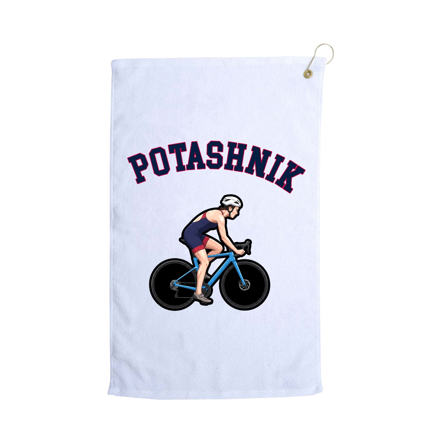 Golf Towel — Shirsey Arch in White