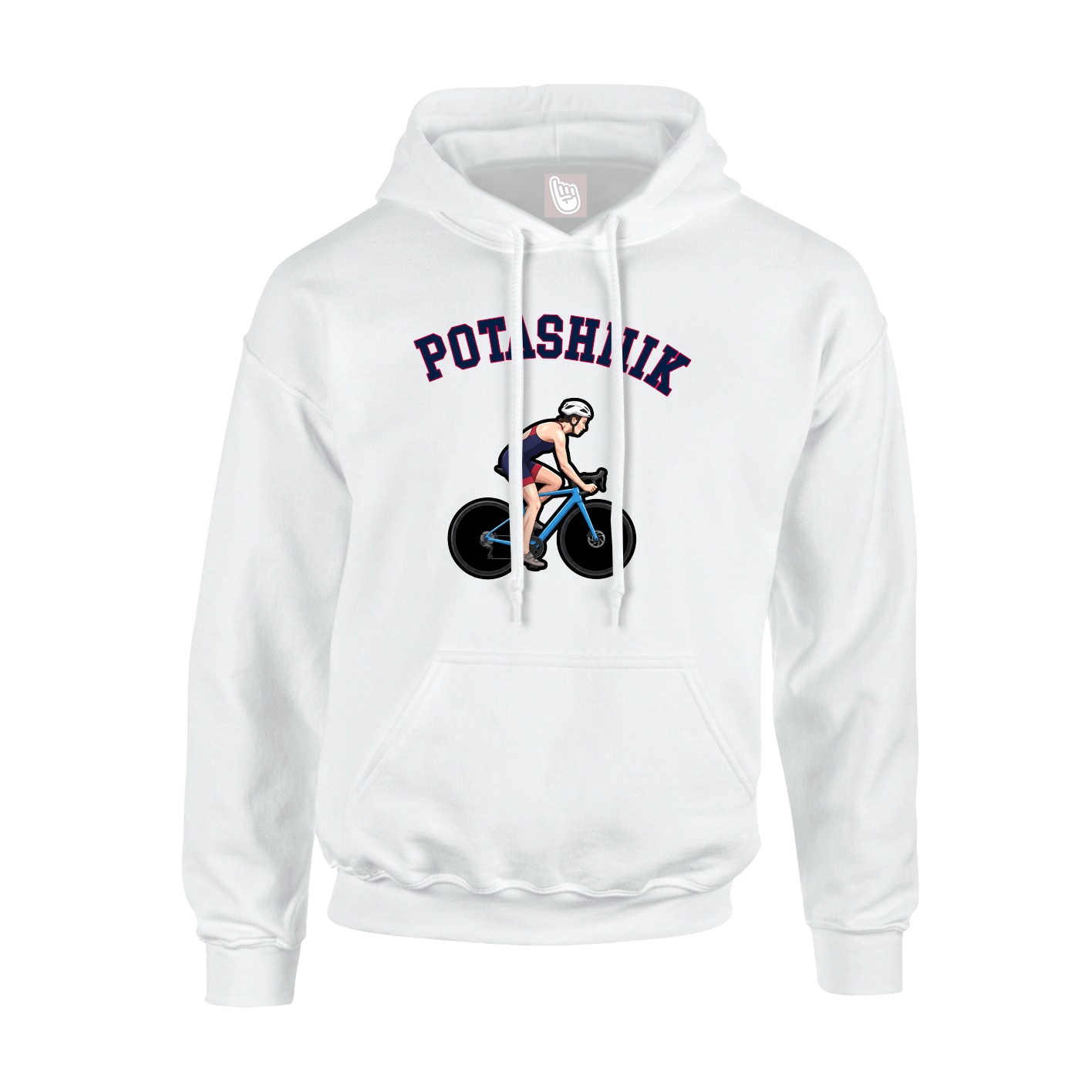 Youth Hoodie — Shirsey Arch in White