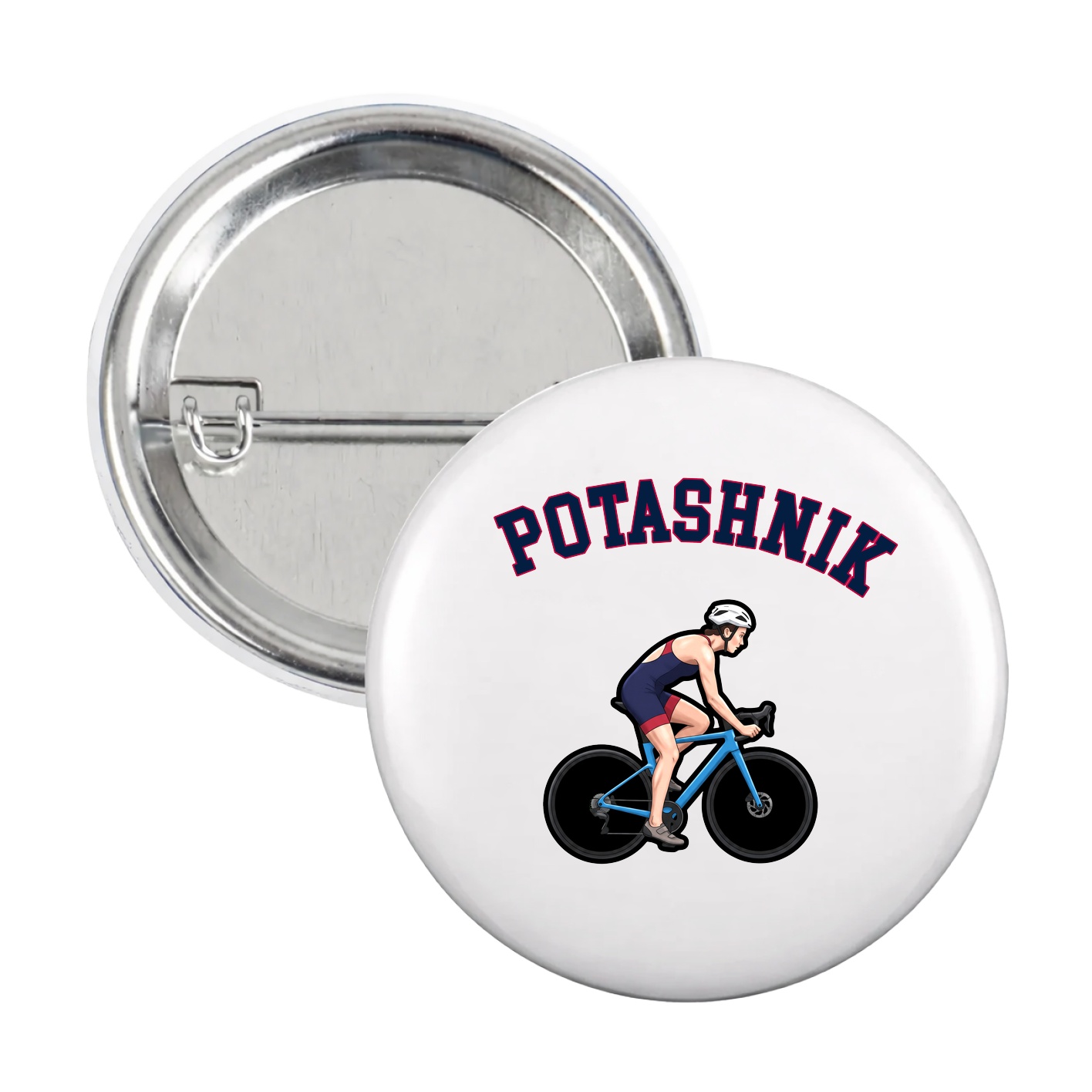 Game Day Button — Shirsey Arch in White