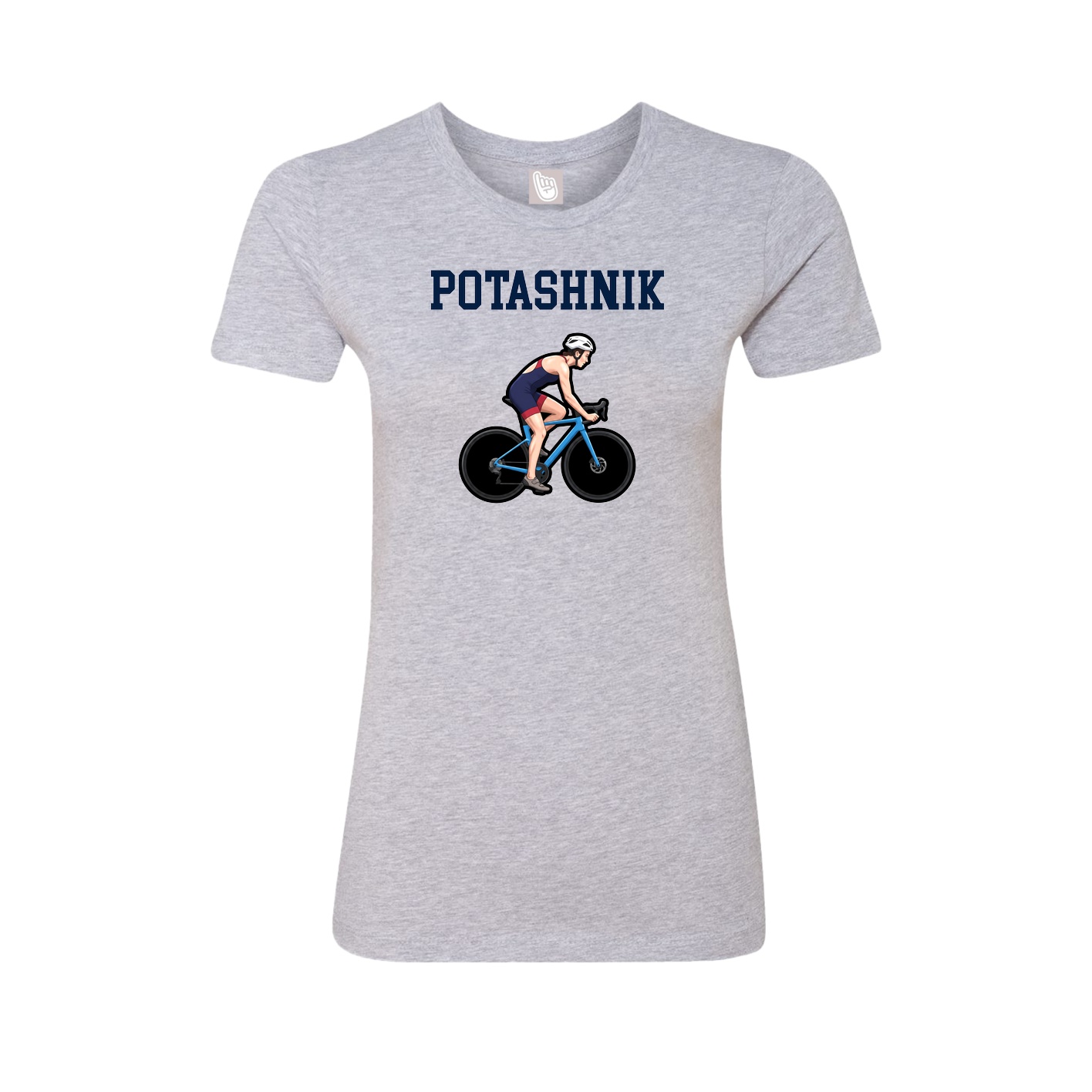 Fitted Women's Tee — Shirsey in Grey