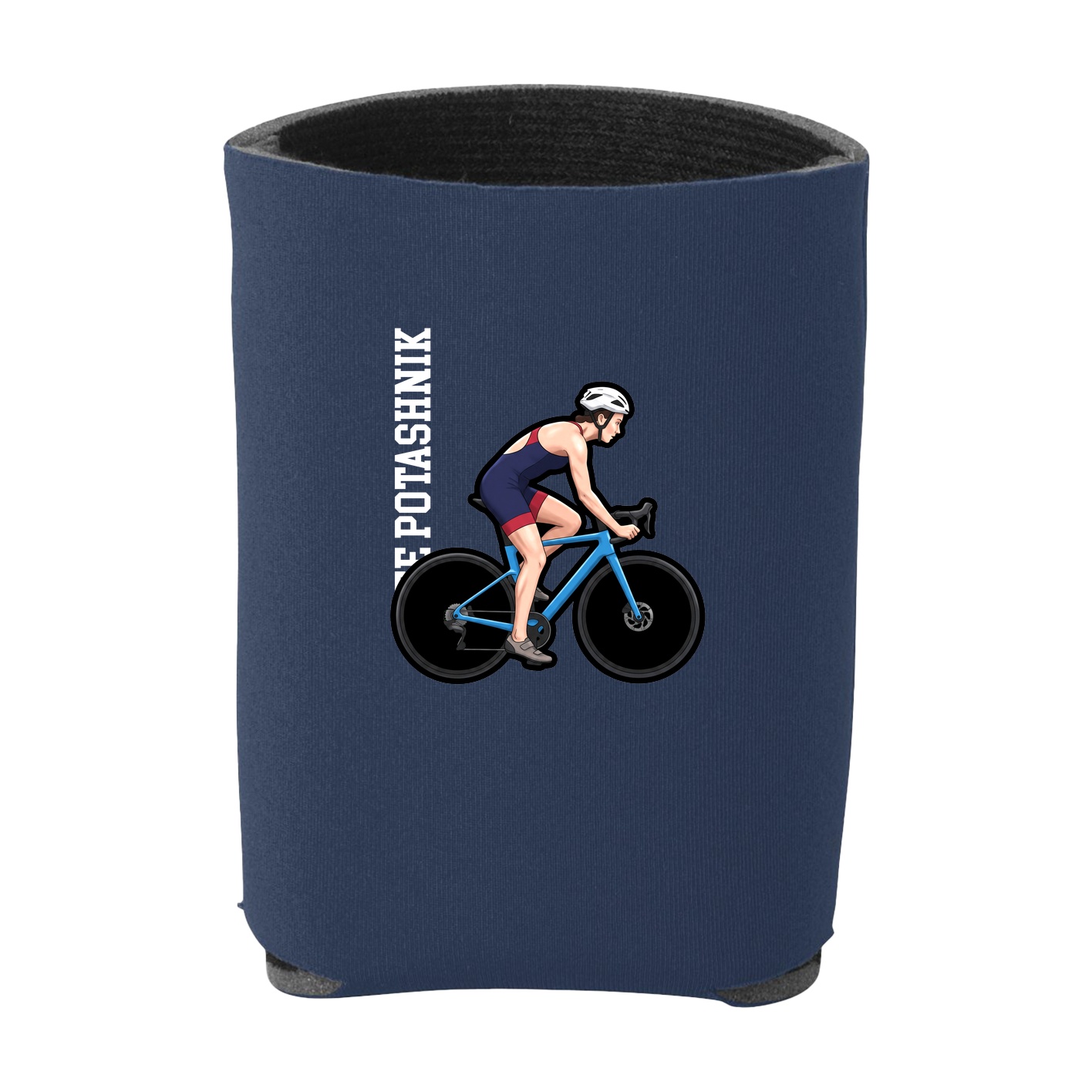 Can Holder — Name Vertical in Navy