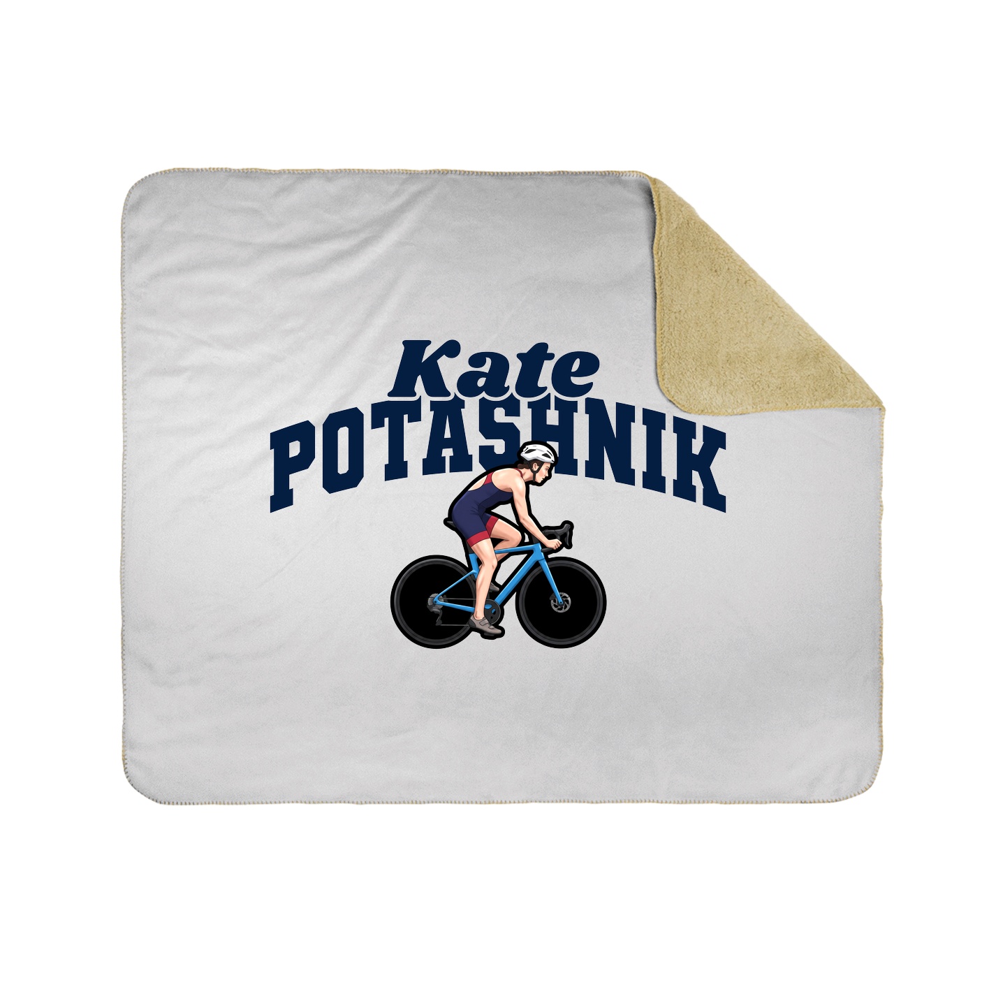 Throw Blanket — Signature Arch in White