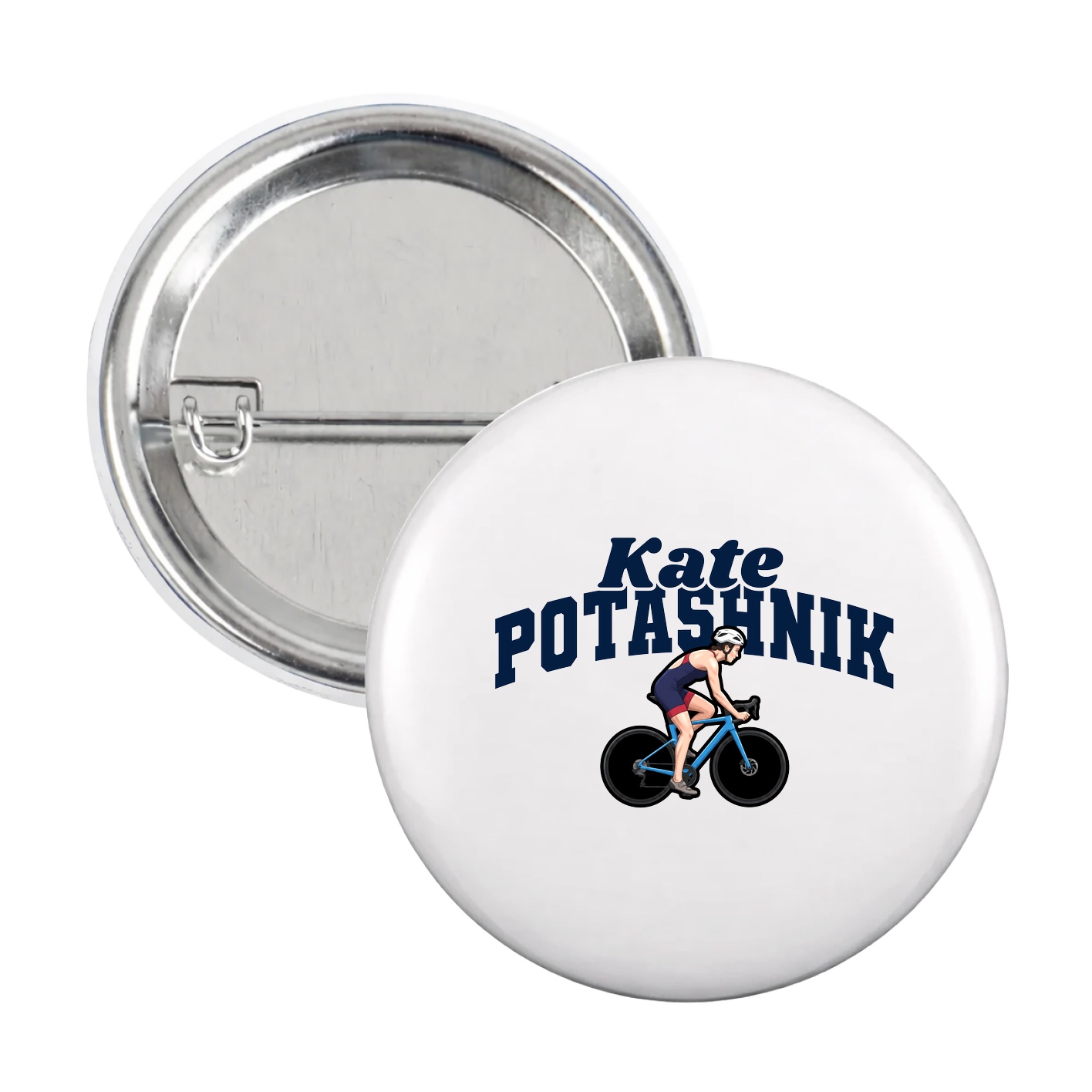 Game Day Button — Signature Arch in White