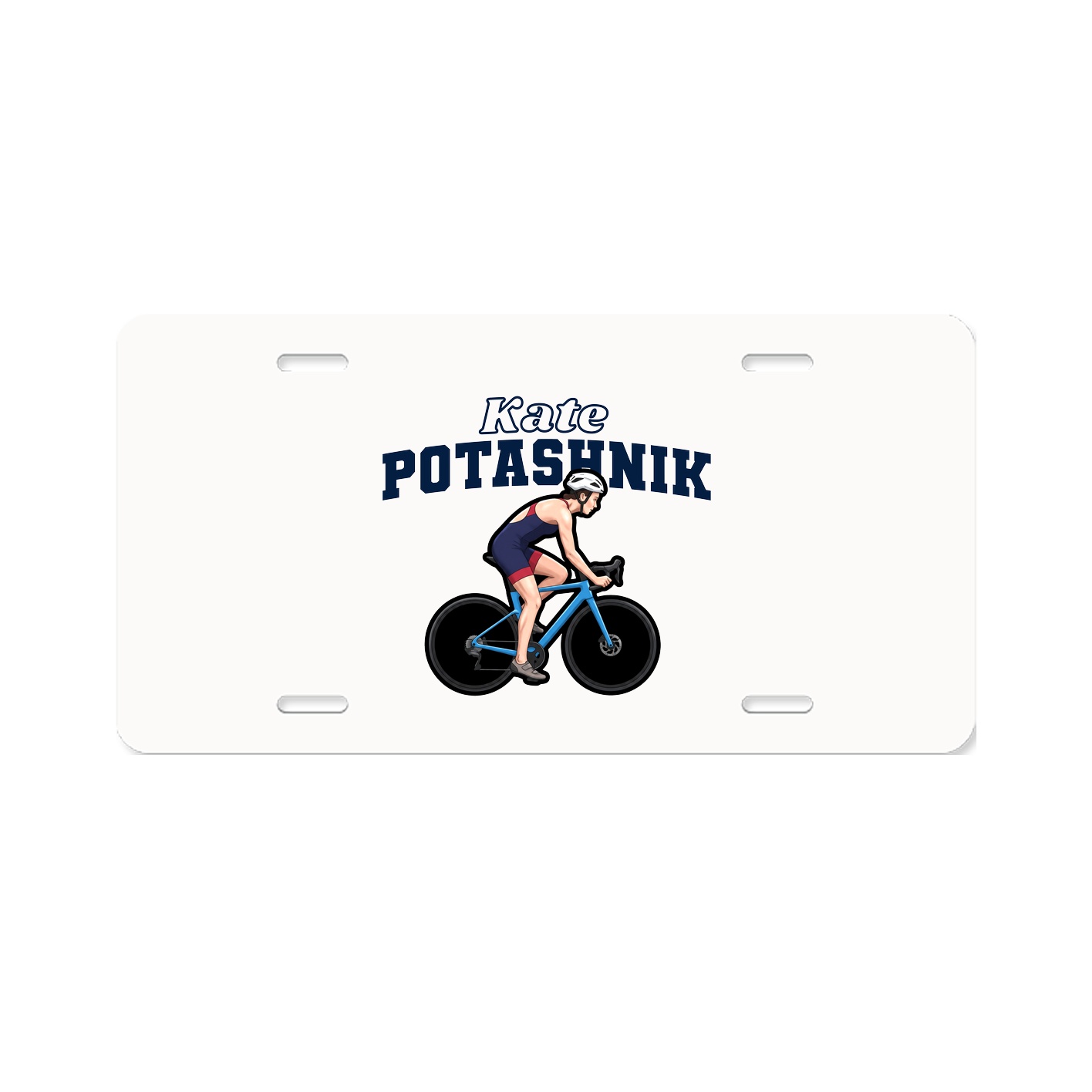 License Plate — Name Arch in Classic