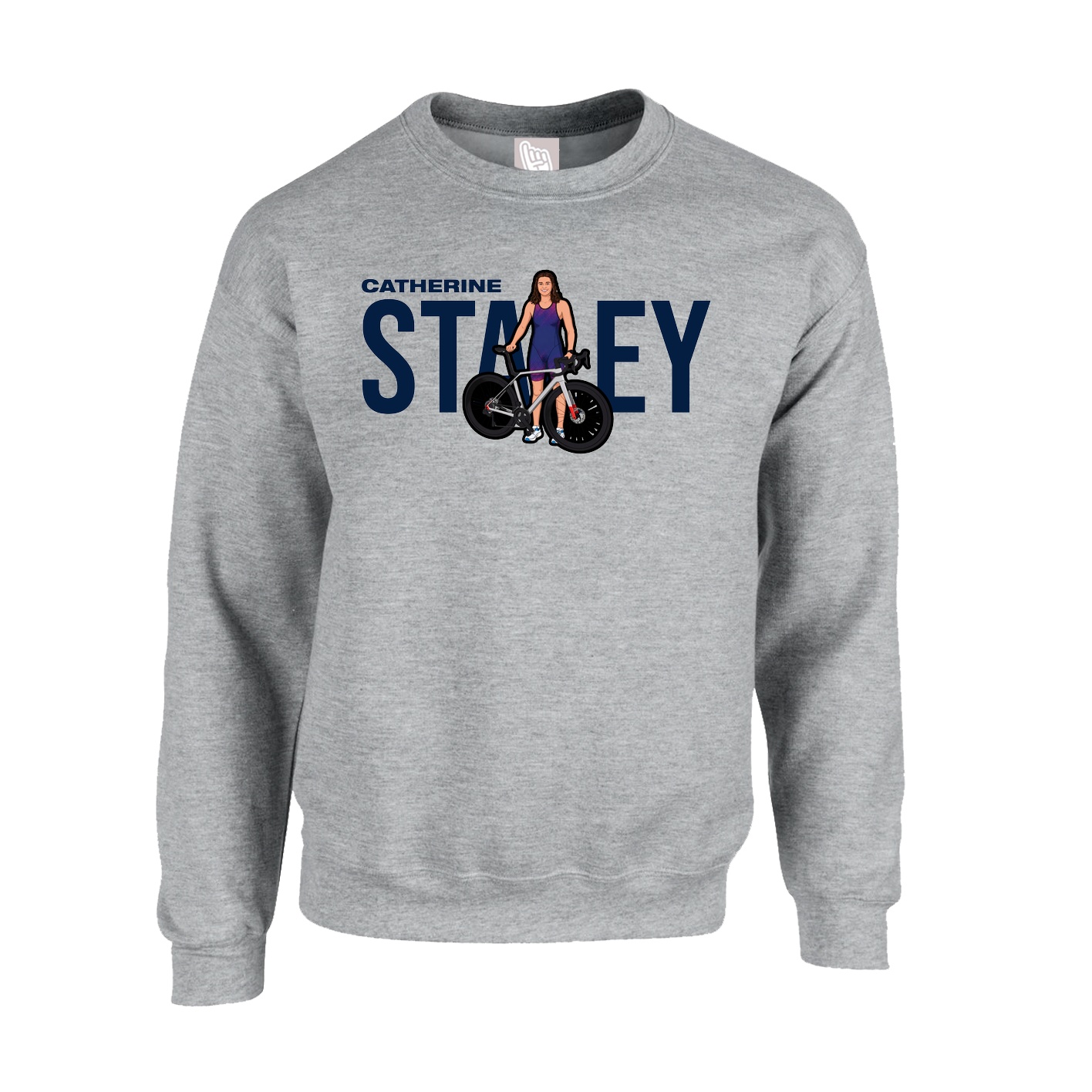 Fleece Crew — Player Name in Grey