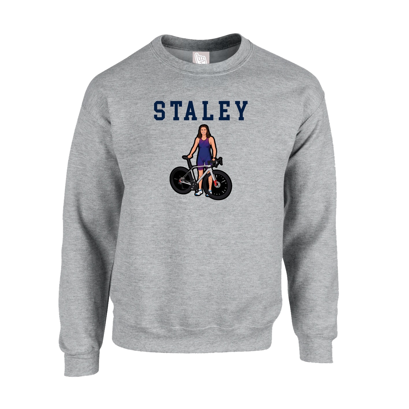 Fleece Crew — Shirsey in Grey