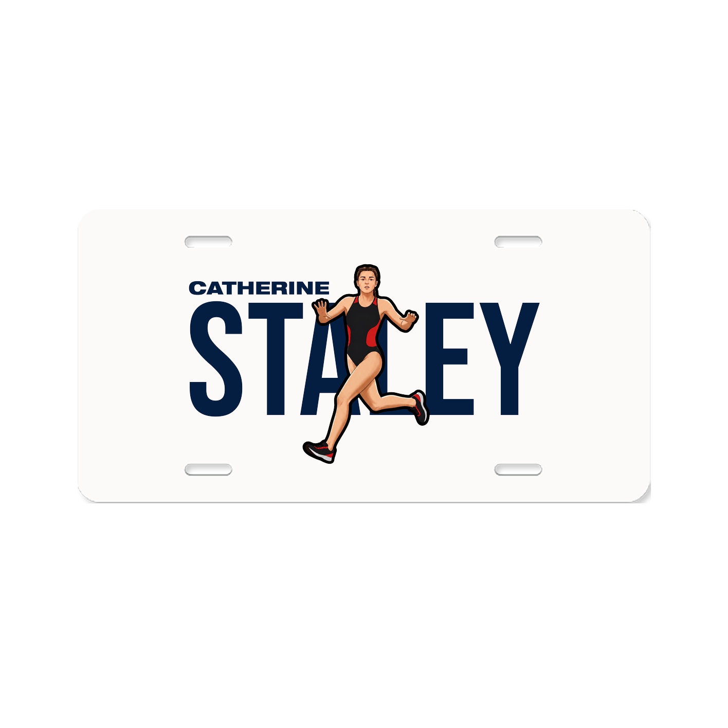 License Plate — Player Name in Classic