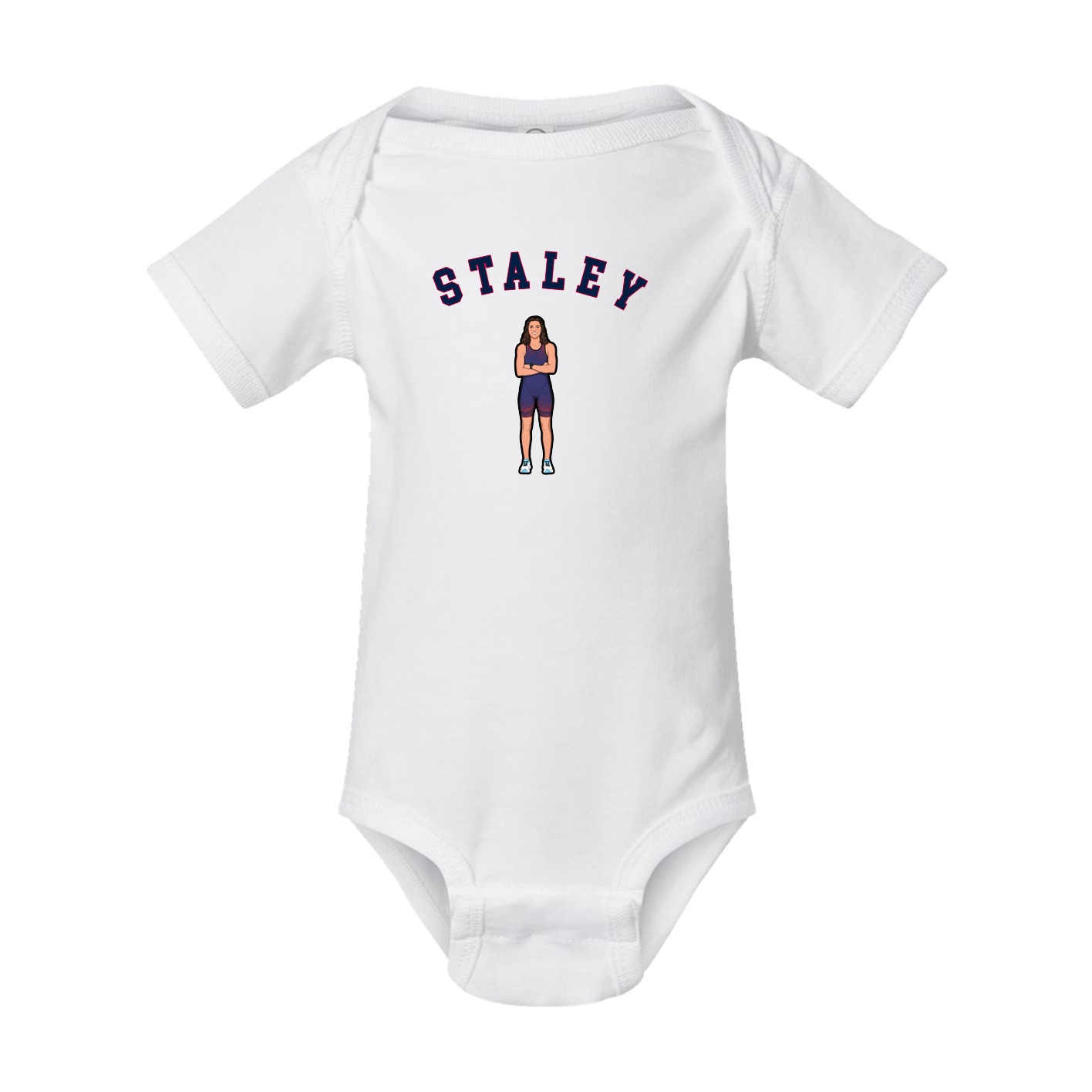 Baby Onesie — Shirsey Arch in White