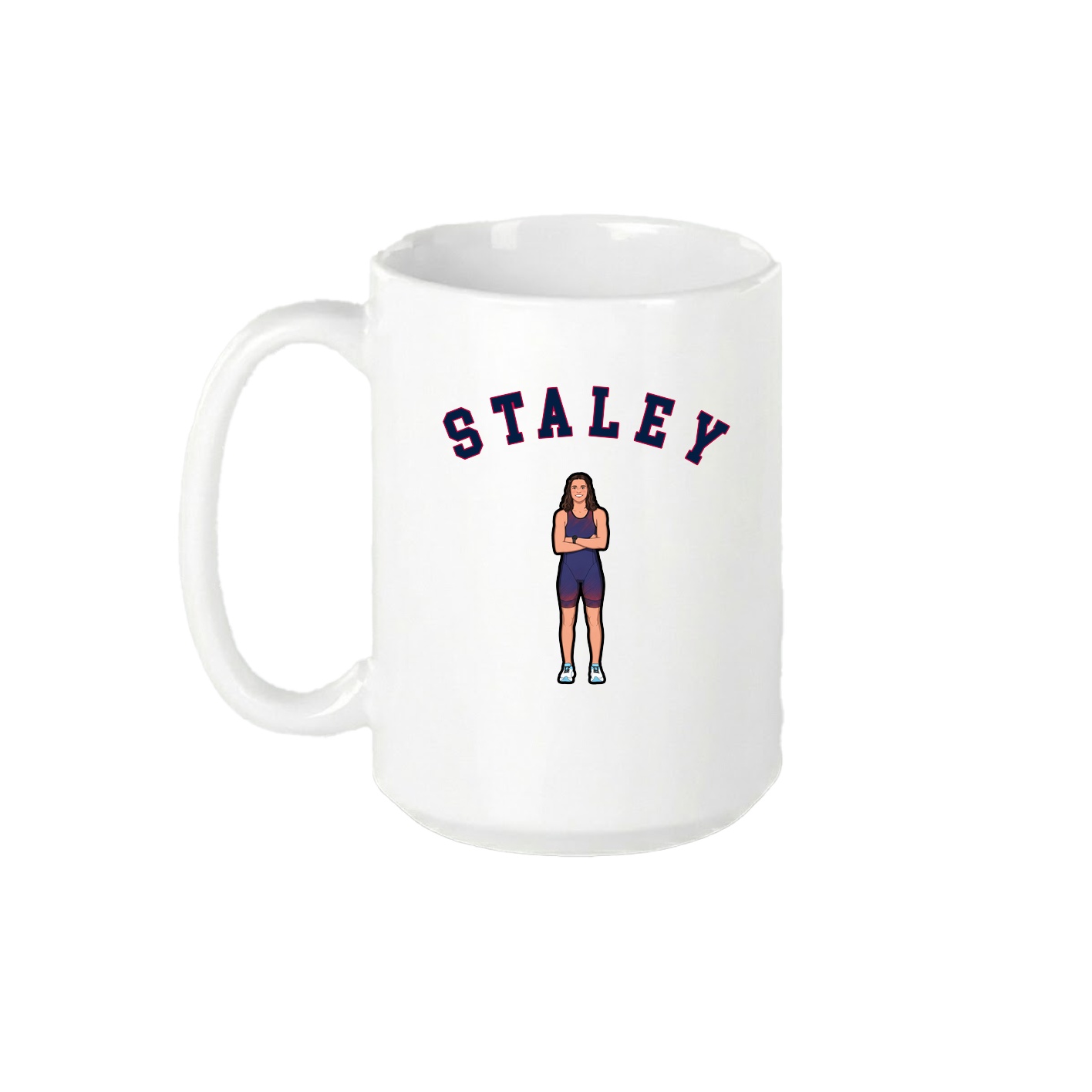 15oz Coffee Mug — Shirsey Arch in White