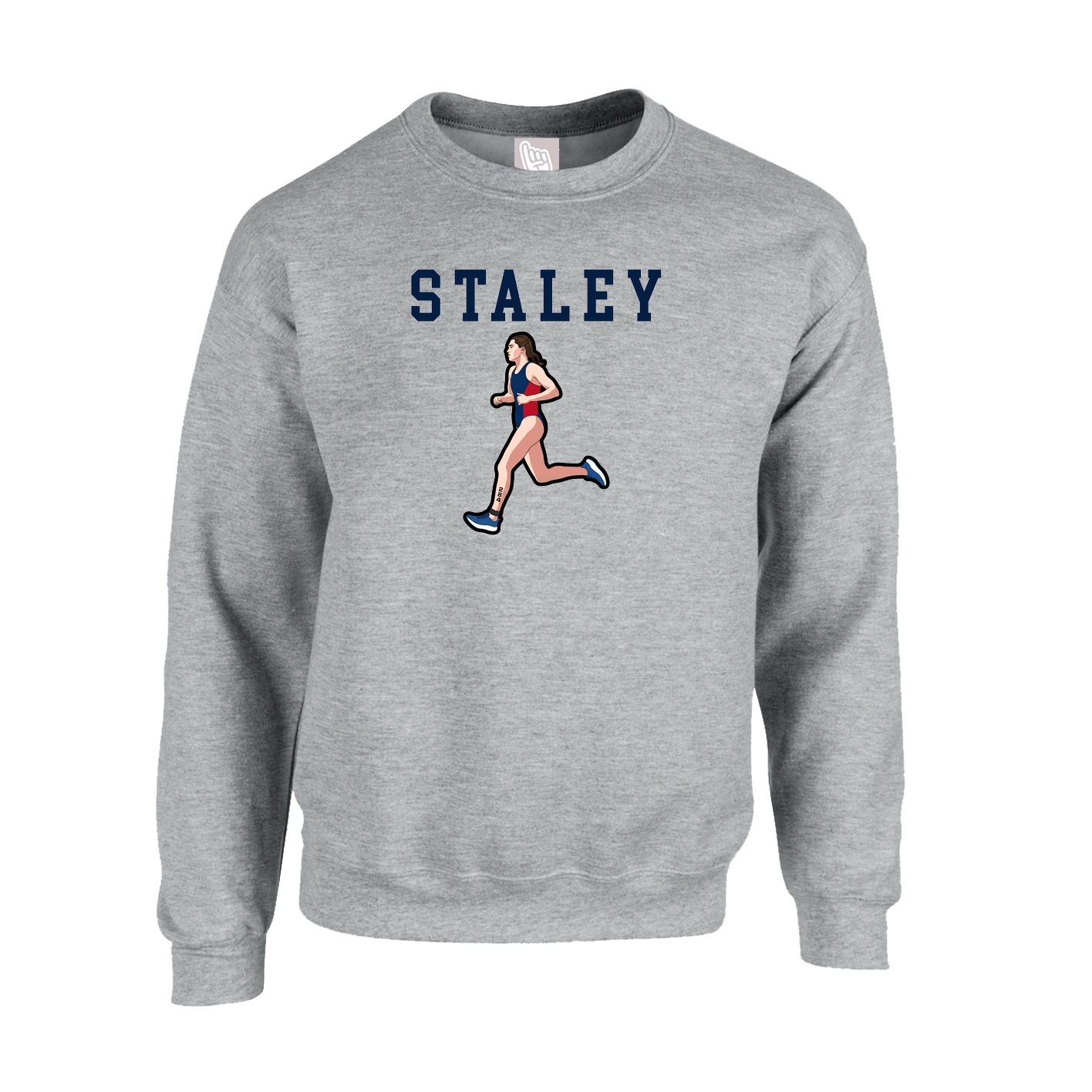 Fleece Crew — Shirsey in Grey