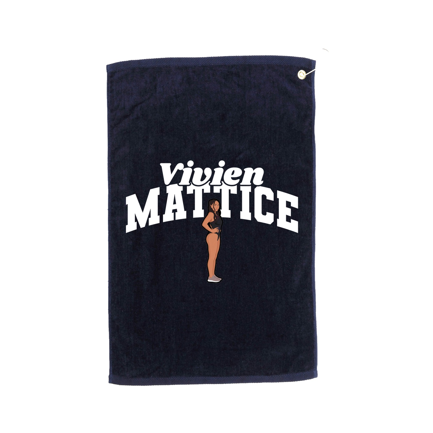 Golf Towel — Signature Arch in Navy