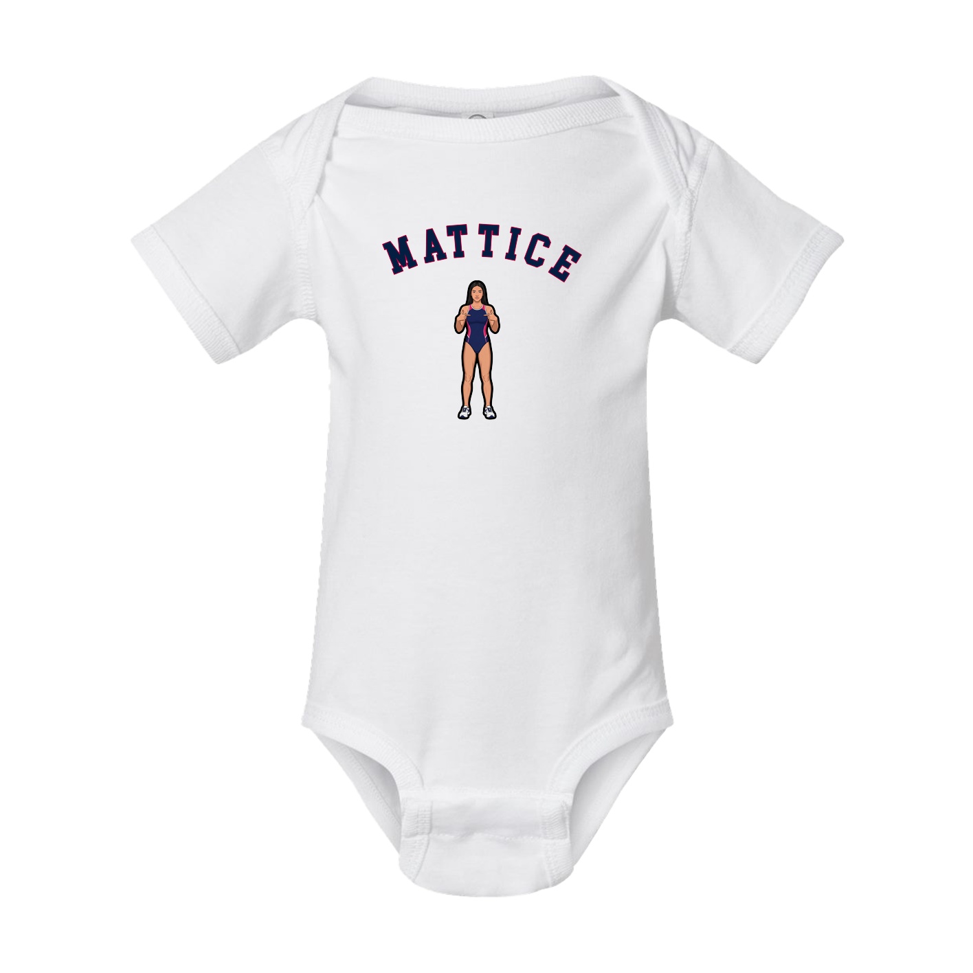 Baby Onesie — Shirsey Arch in White