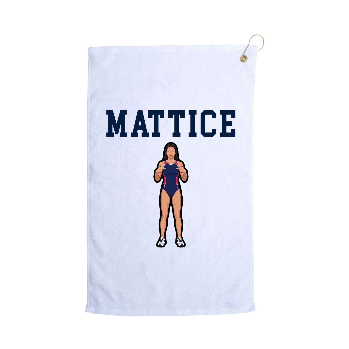 Golf Towel — Shirsey in White