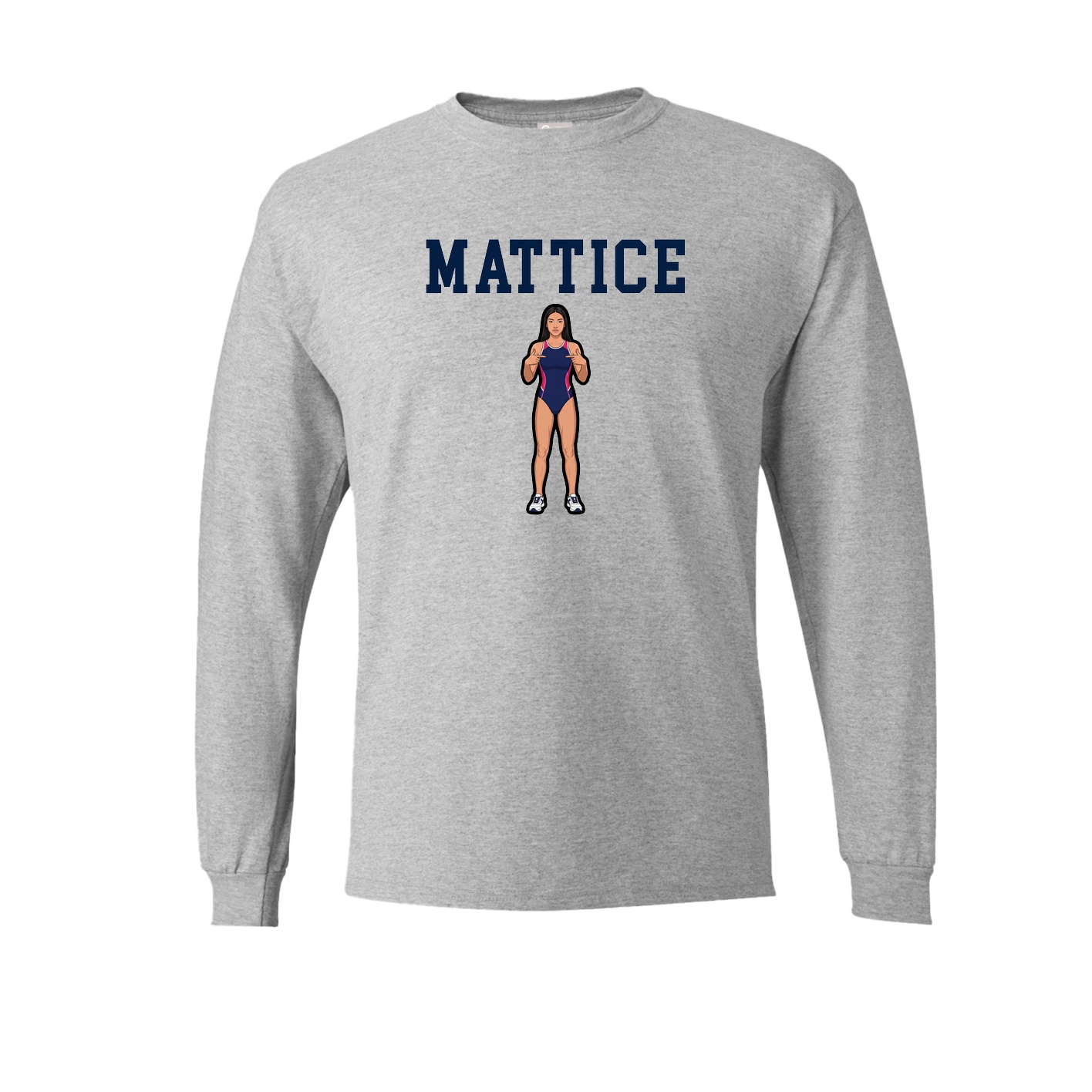 Long Sleeve Tee — Shirsey in Grey